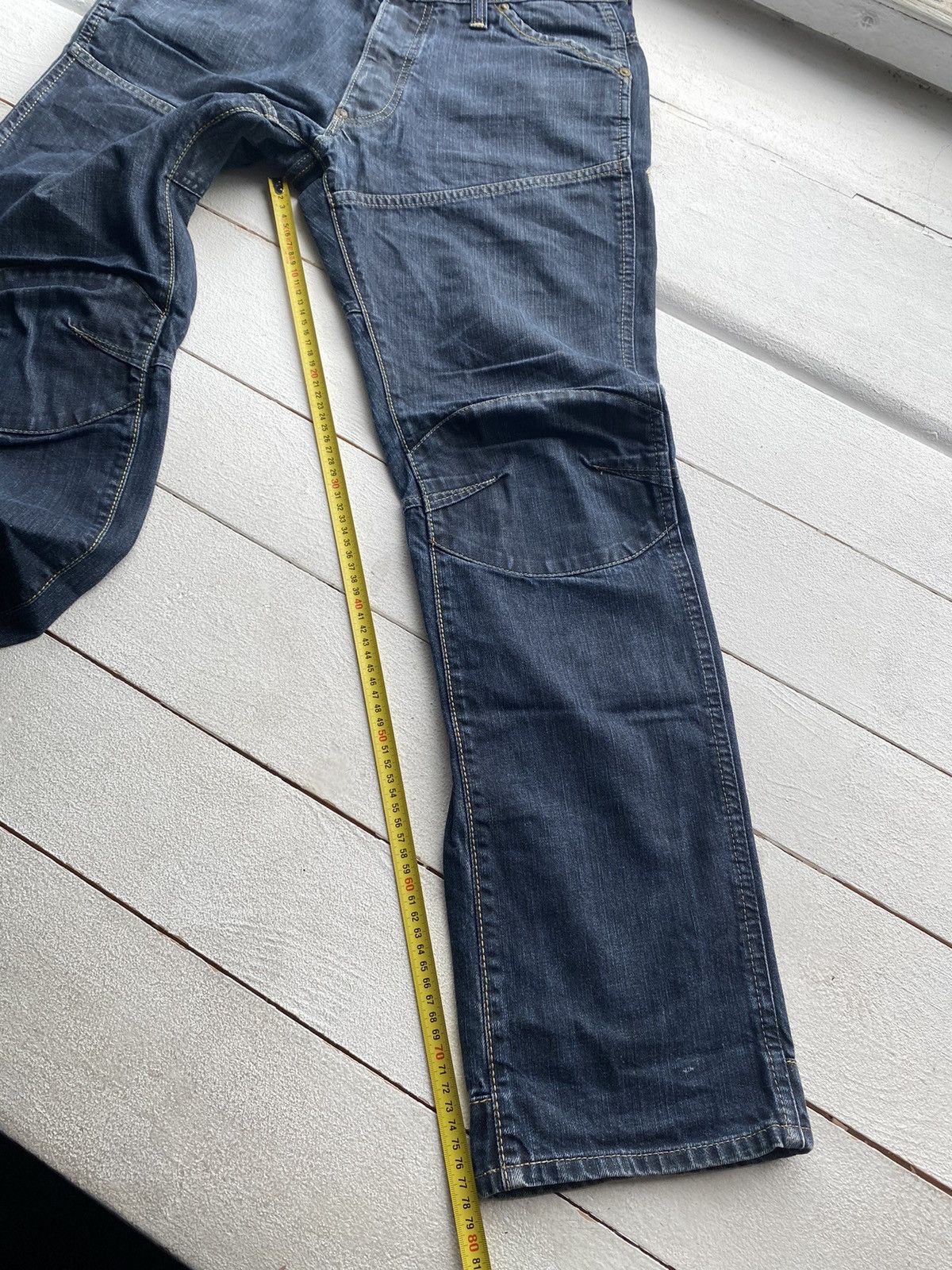 G-Star × Vintage 🔥PUNK G STAR OPIUM STRAIGHT 96 BLUE MENS JEANS Y2k BIKER Size US 34 / EU 50 - 13 Thumbnail