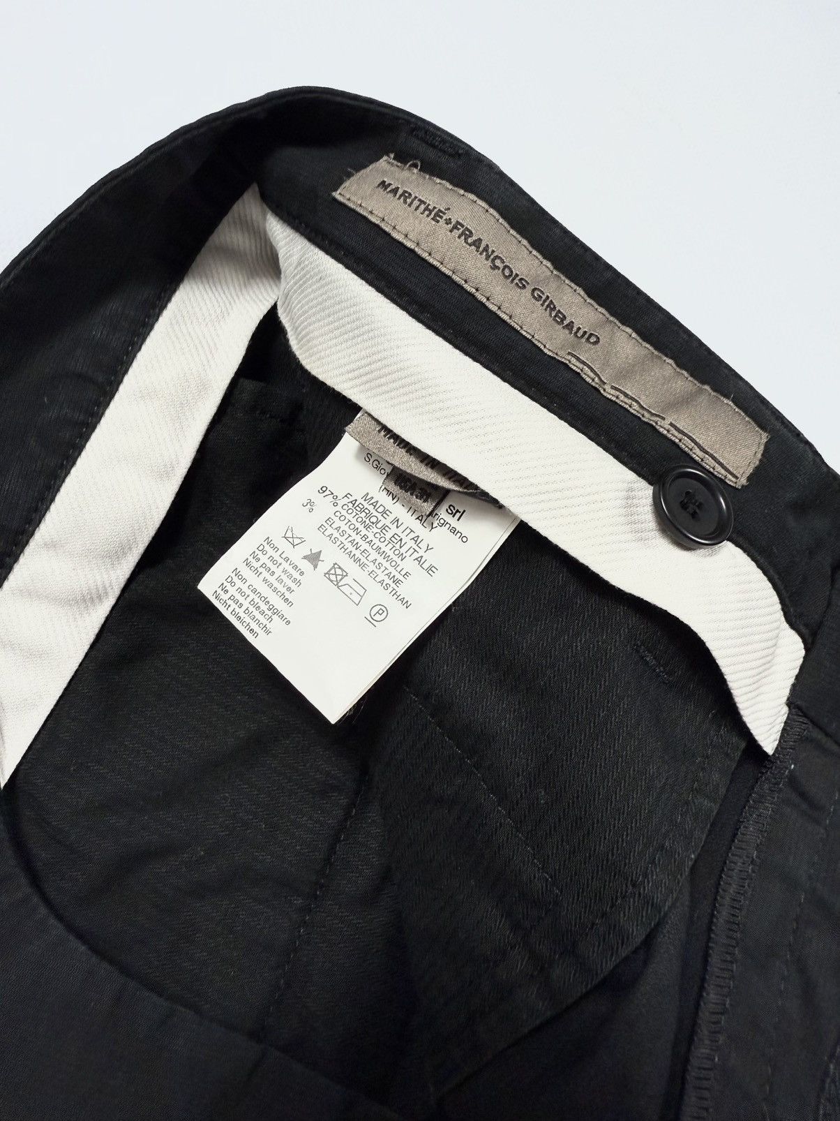 Marithe + Francois Girbaud Marithe Francois Girbaud Slim Fit Cotton Trousers Pants Size US 31 - 14 Thumbnail