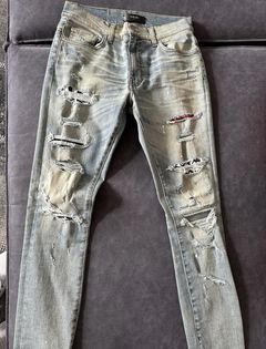 Amiri Art Patch Jeans | Grailed