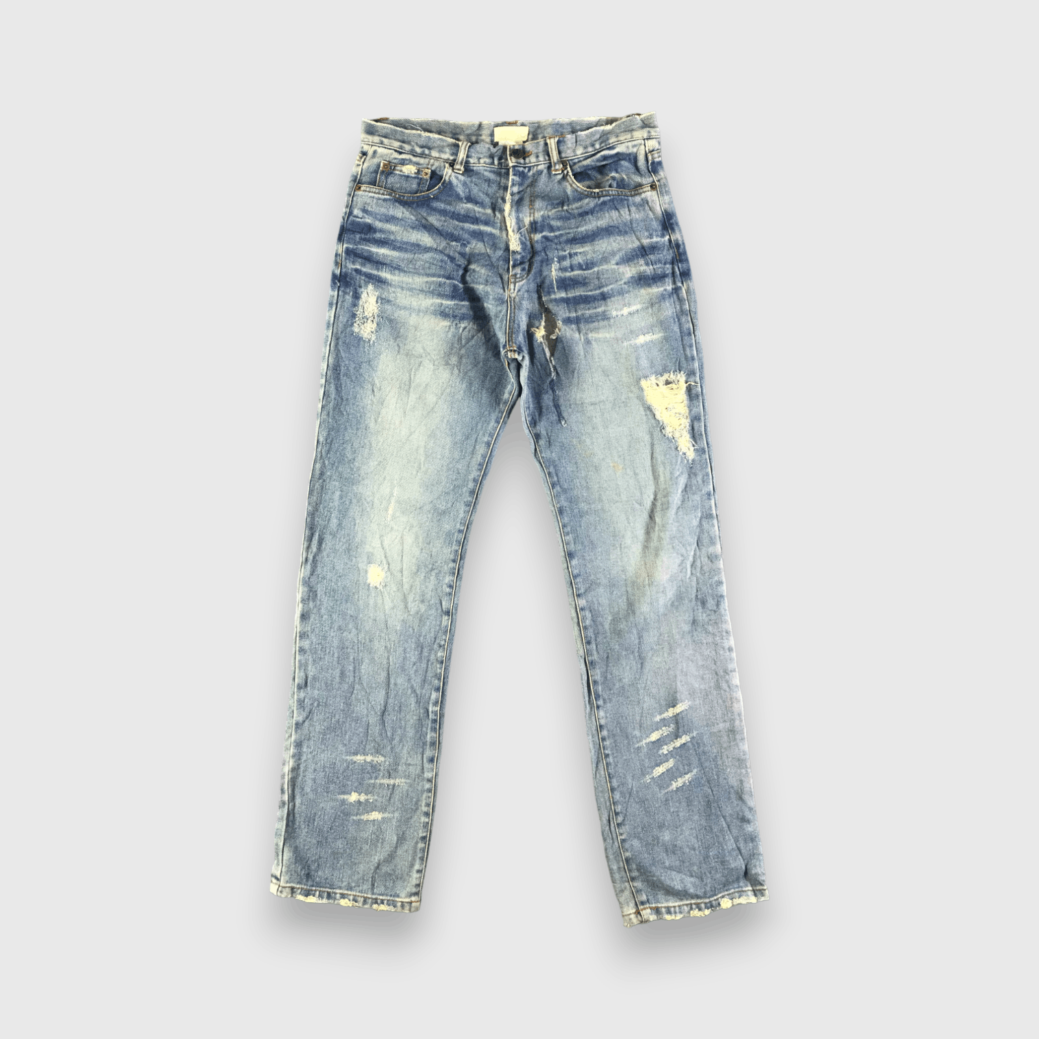 Levi's Vintage Japan Distress Jeans-J4606 Size US 34 / EU 50 - 1 Thumbnail