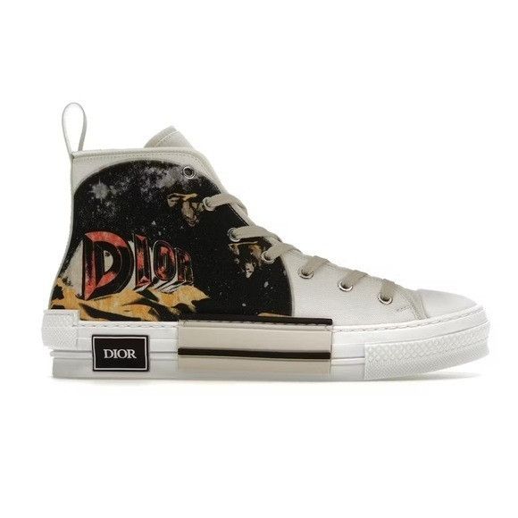 Dior Dior B23 High Top Sneakers AsteroDior White Men’s EU 41/US 8 Size US 8 / EU 41 - 1 Thumbnail