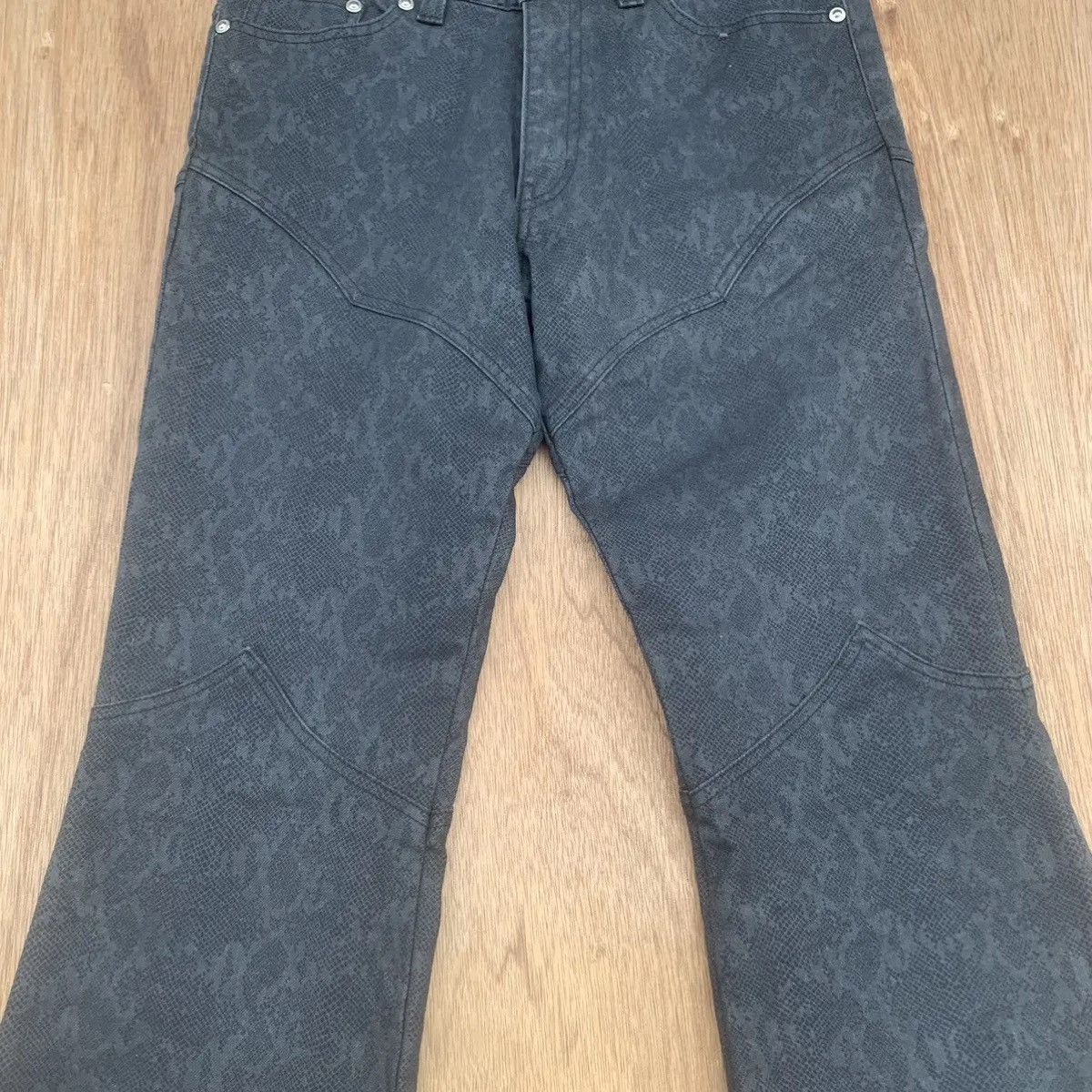 Hysteric Glamour RARE ‼️ SEMATIC DESIGN JEANS 30x33 TROUSERS FLARE ARTS PANTS Size US 30 / EU 46 - 2 Thumbnail