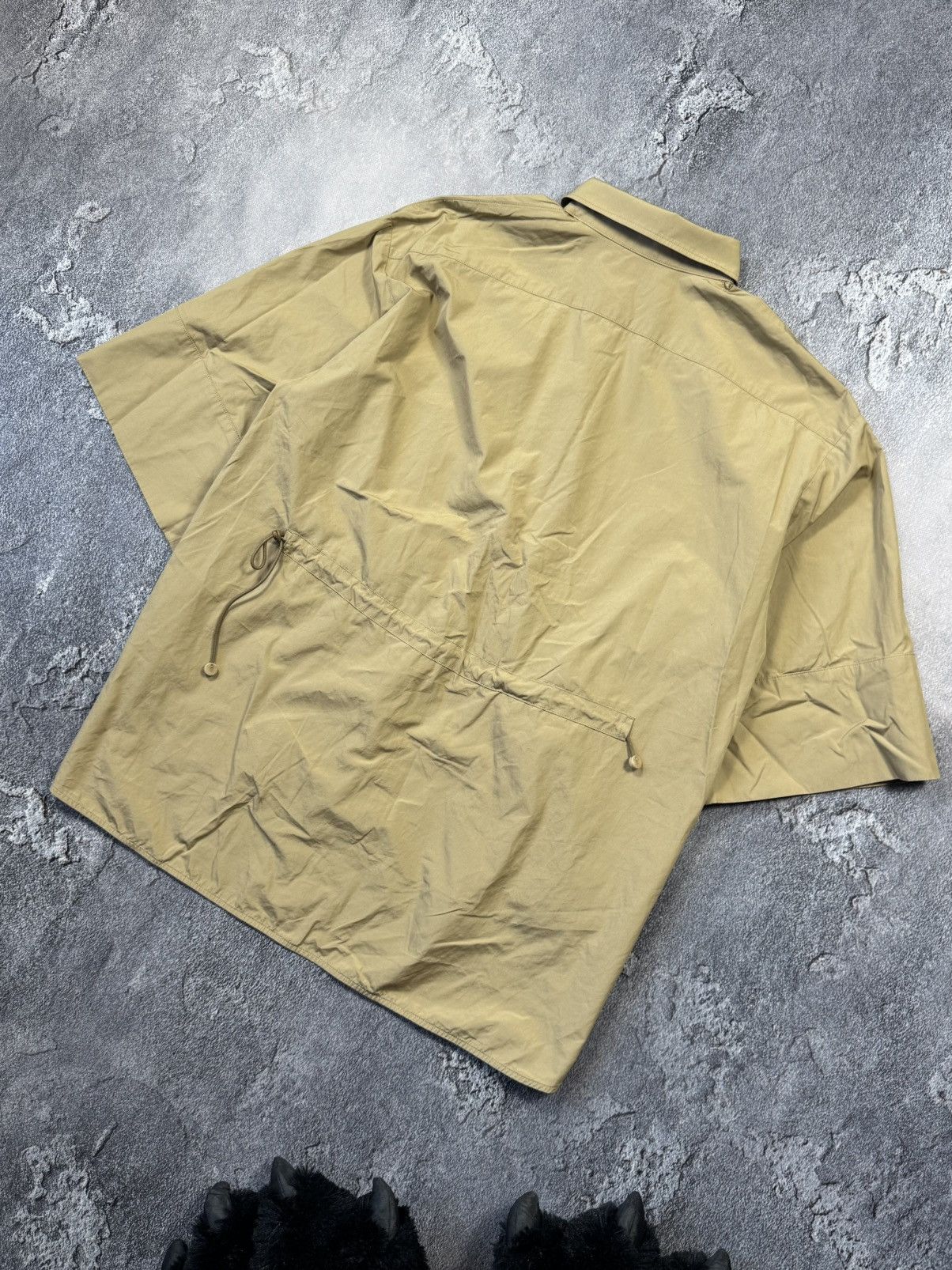 Max Mara MaxMara Oversized Shirt — Sand Beige Size L / US 10 / IT 46 - 7 Thumbnail