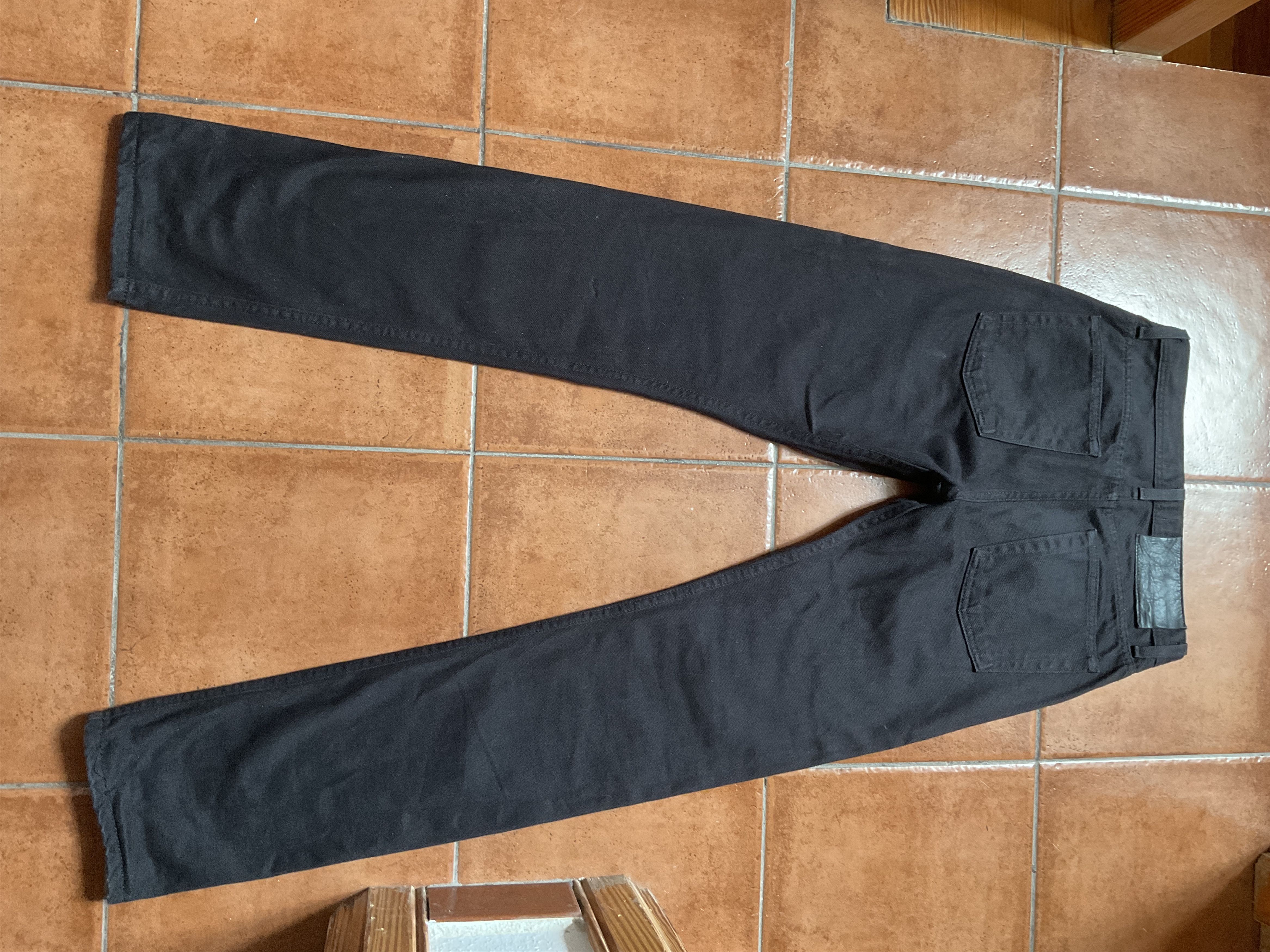 Naked & Famous Solid Black Selvedge Size US 29 - 3 Thumbnail