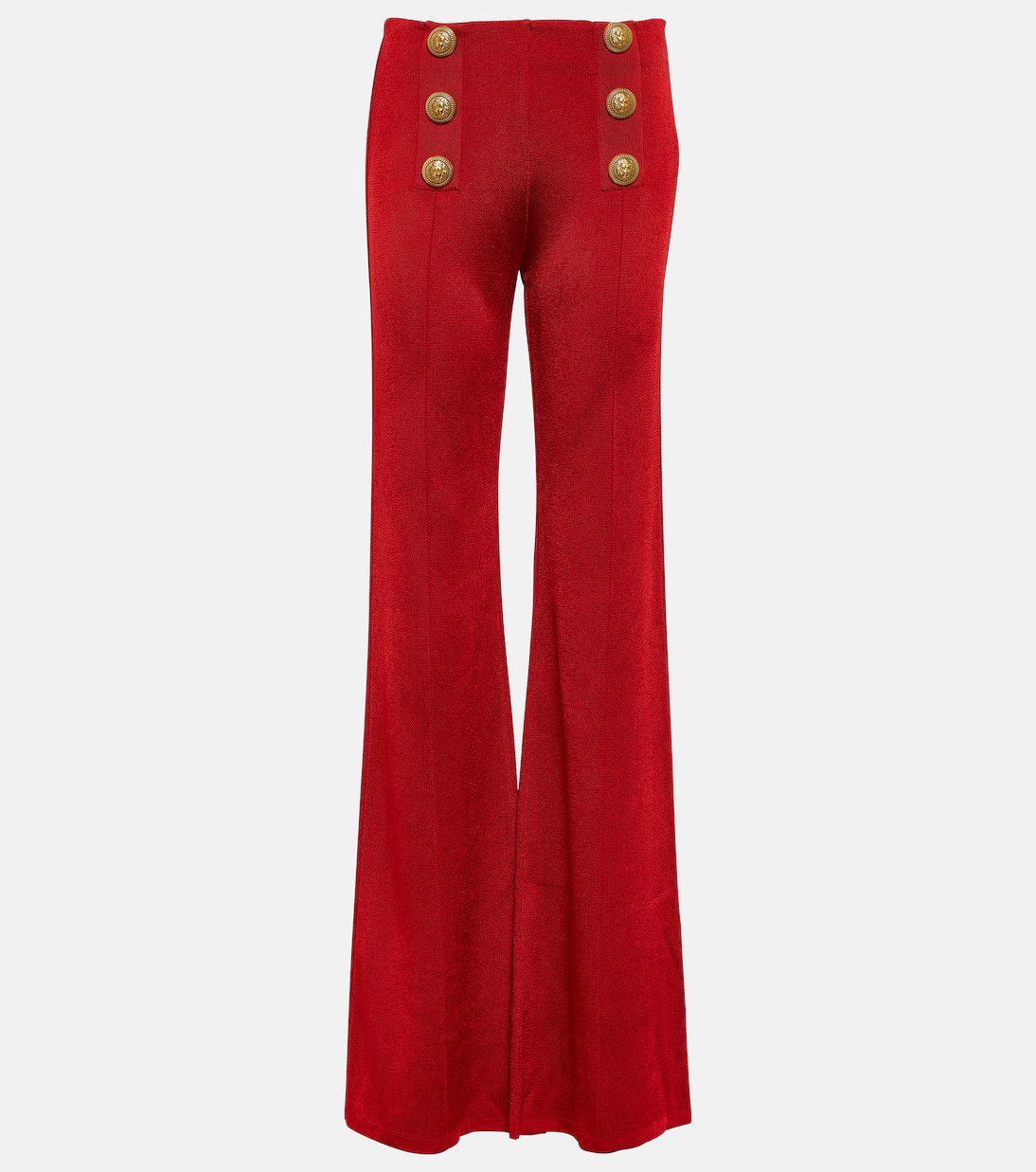 Balmain o1y0625 Sweatpant in Red Size 30" / US 8 / IT 44 - 1 Thumbnail