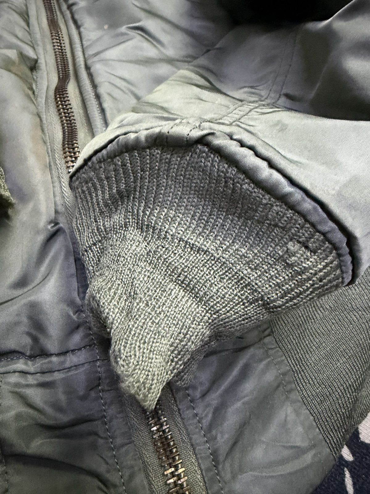 Vintage Rare!! Vintage 1960 Military Bomber Jacket Ma-1 Size US M / EU 48-50 / 2 - 9 Thumbnail