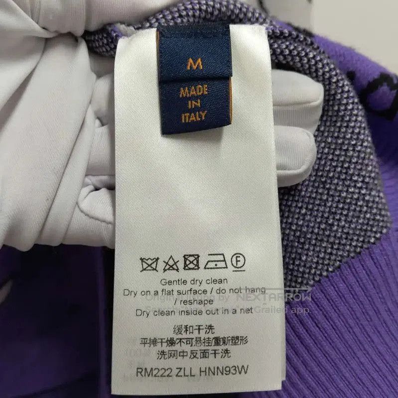 Louis Vuitton Louis Vuitton Men's Summer Purple Knit Sweater . Size US M / EU 48-50 / 2 - 4 Thumbnail