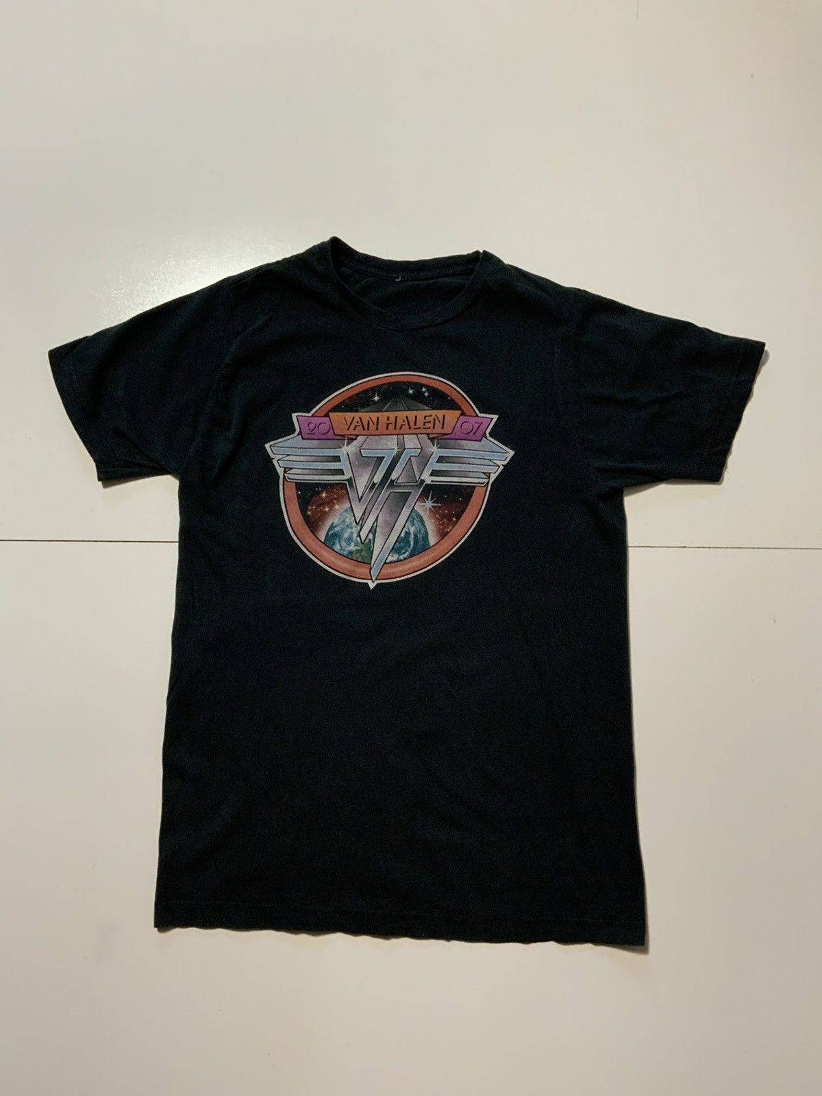 Band Tees Van Halen David Lee Roth Reunion 2007 Tour Concert T-Shirt Size US S / EU 44-46 / 1 - 2 Thumbnail