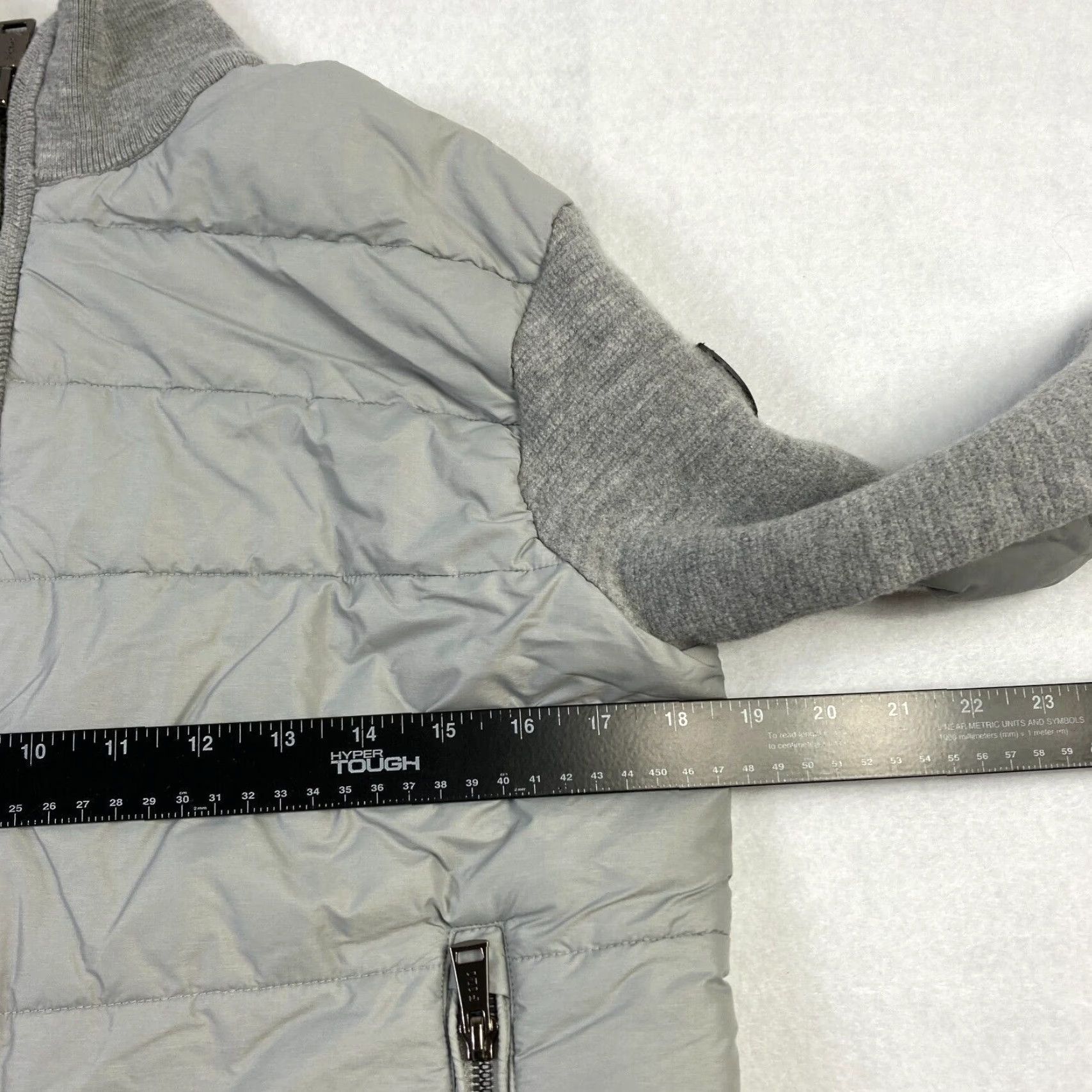 Ralph Lauren Polo Ralph Lauren Bomber Jacket Women's Medium Gray Wool Full Zip Long Sleeve Size M / US 6-8 / IT 42-44 - 7 Thumbnail