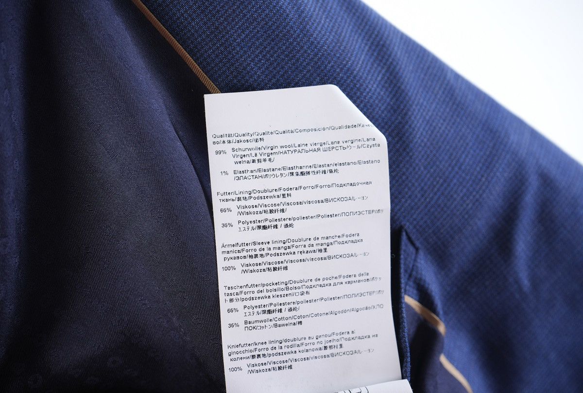 Hugo Boss Hugo Boss REDA Super 110 Wool Blazer 50 Size 46R - 7 Thumbnail