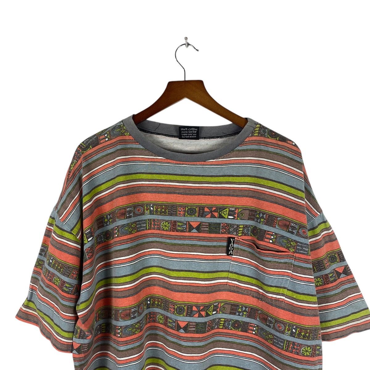 Vintage Vintage 90’s YAGA Full Print Tee Size US XL / EU 56 / 4 - 5 Thumbnail