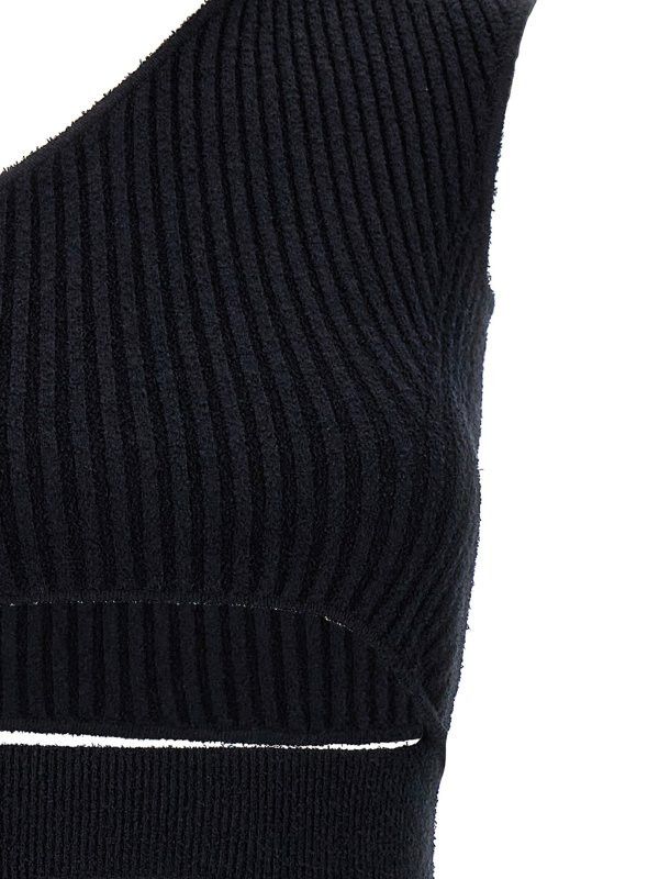 Off-White o1y1125 Midi Dress in Black Size XS / US 0-2 / IT 36-38 - 3 Thumbnail