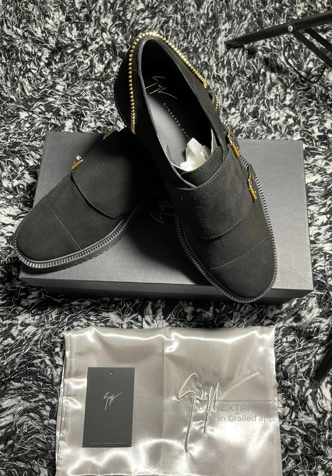 Giuseppe Zanotti GIUSEPPE ZANOTTI Suede Monk Shoes. Size US 7 / EU 40 - 3 Thumbnail