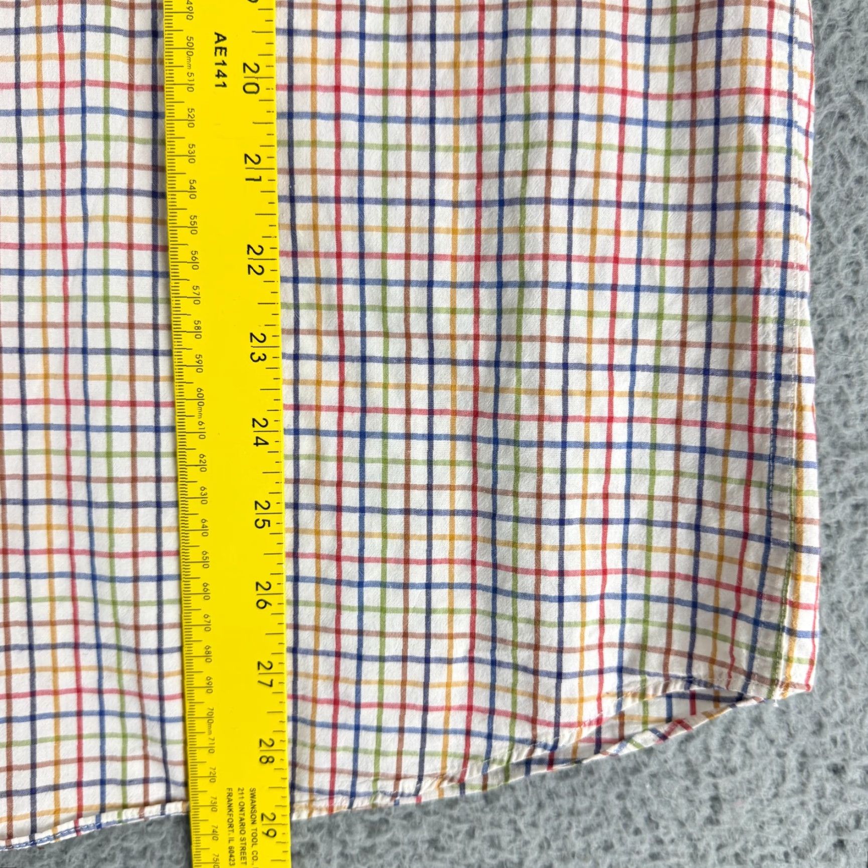 Paul & Shark Paul & Shark Yachting Button-Up Shirt Mens Large Yellow Plaid Long Sleeve Cotton Size US L / EU 52-54 / 3 - 7 Thumbnail