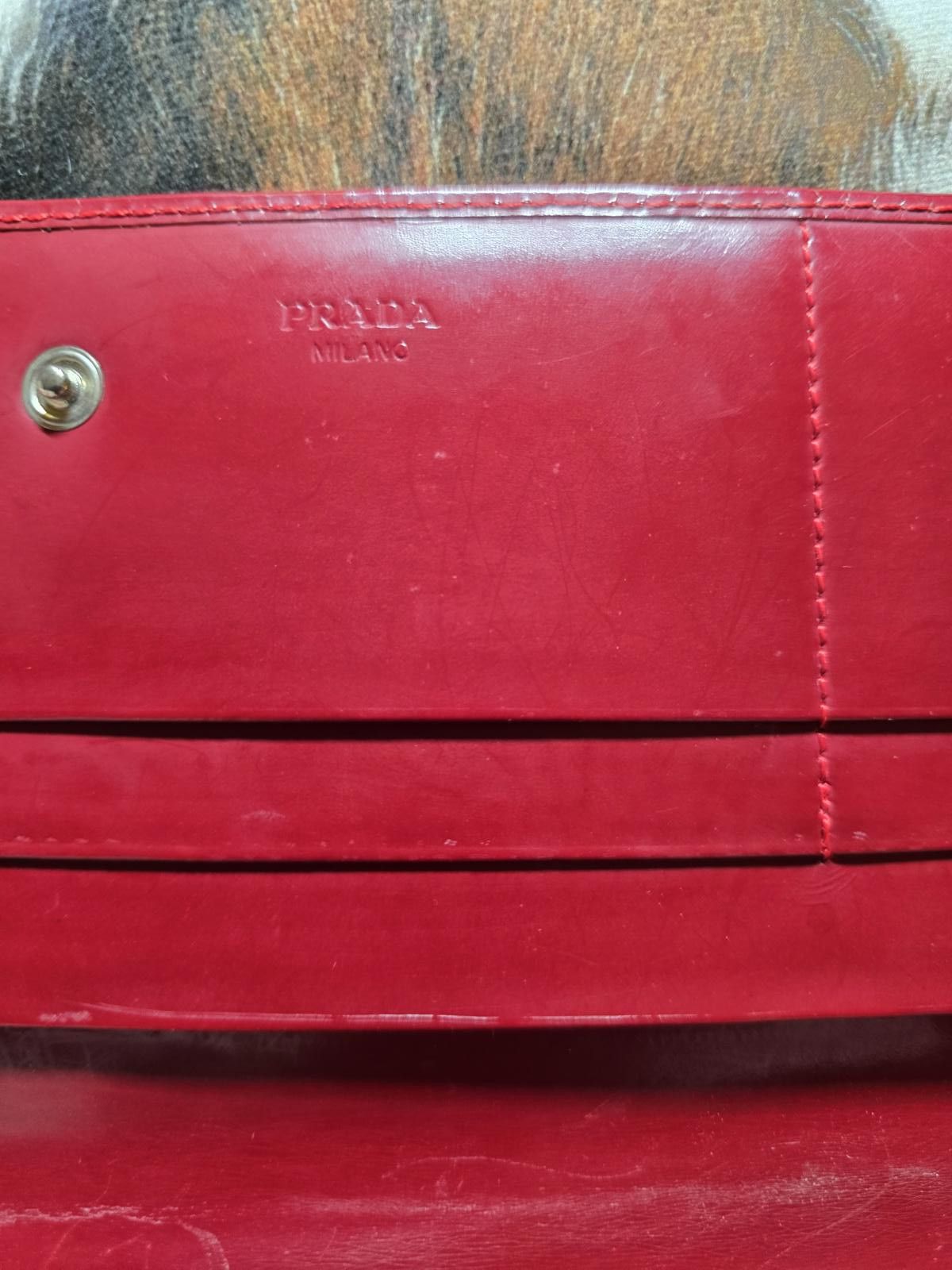 Prada Red Prada Wallet Size ONE SIZE - 9 Thumbnail