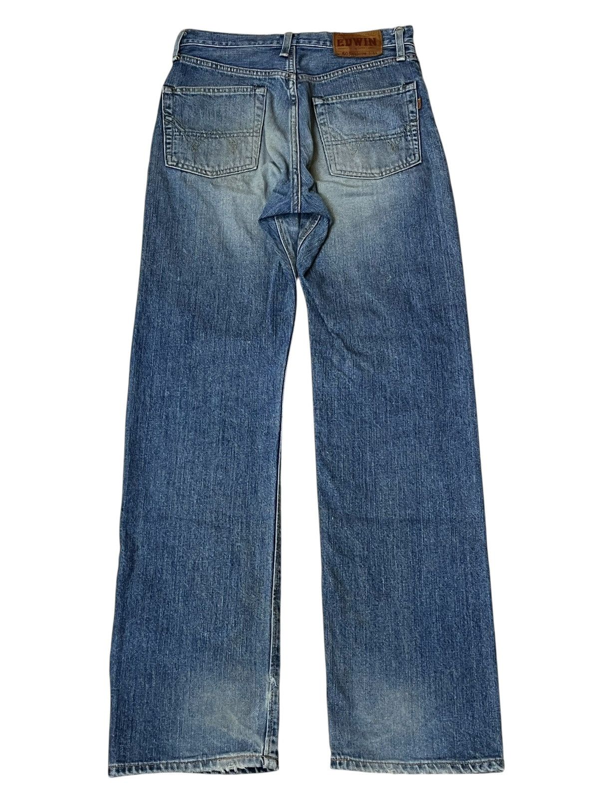 Edwin Vintage EDWIN 505 ZX button fly dirty redline selvedge jeans Size US 28 / EU 44 - 3 Thumbnail
