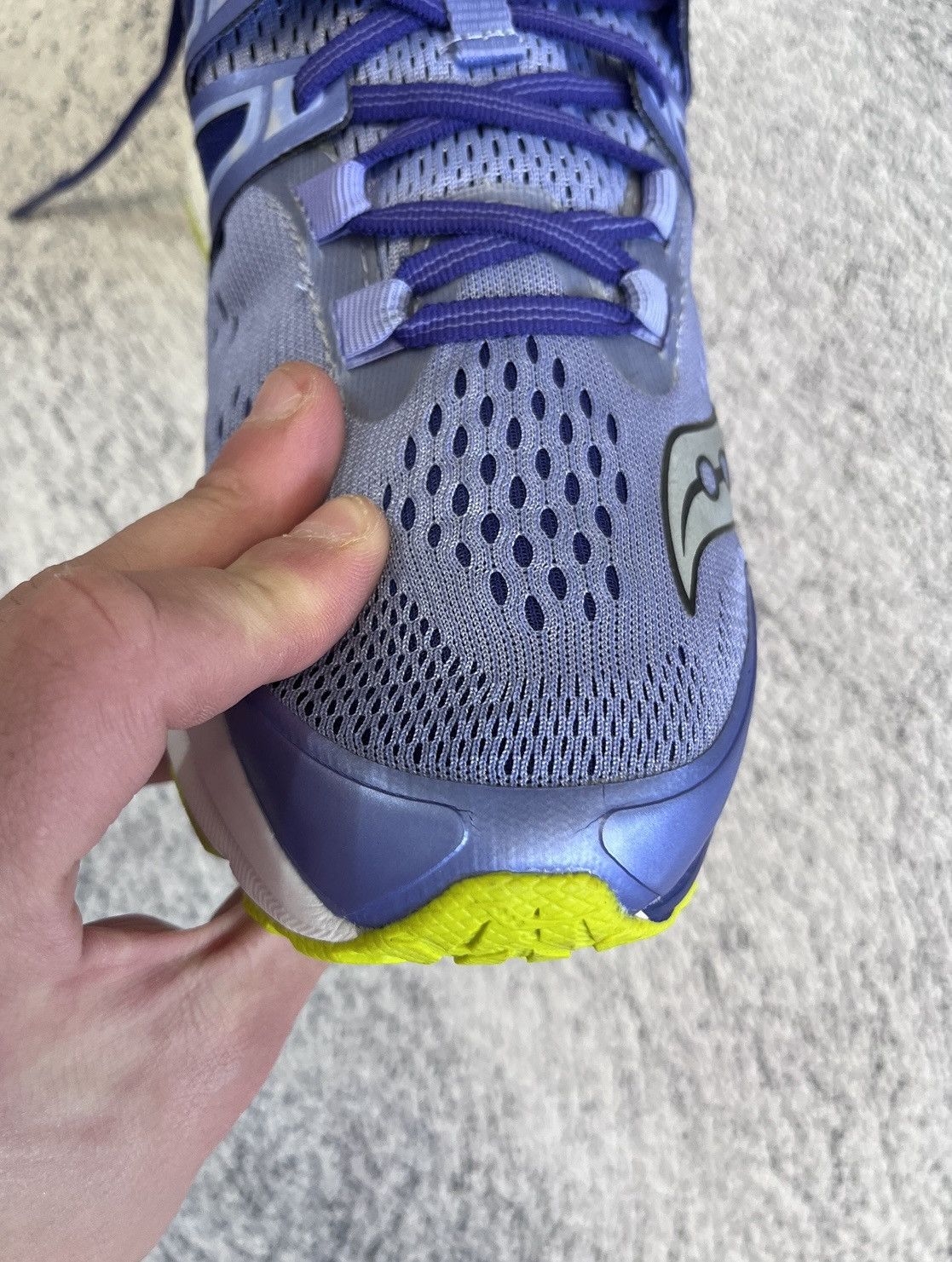 Saucony Saucony Hurricane ISO 3 W Women’s Running Shoes Purple Navy Size US 8.5 / IT 38.5 - 22 Thumbnail