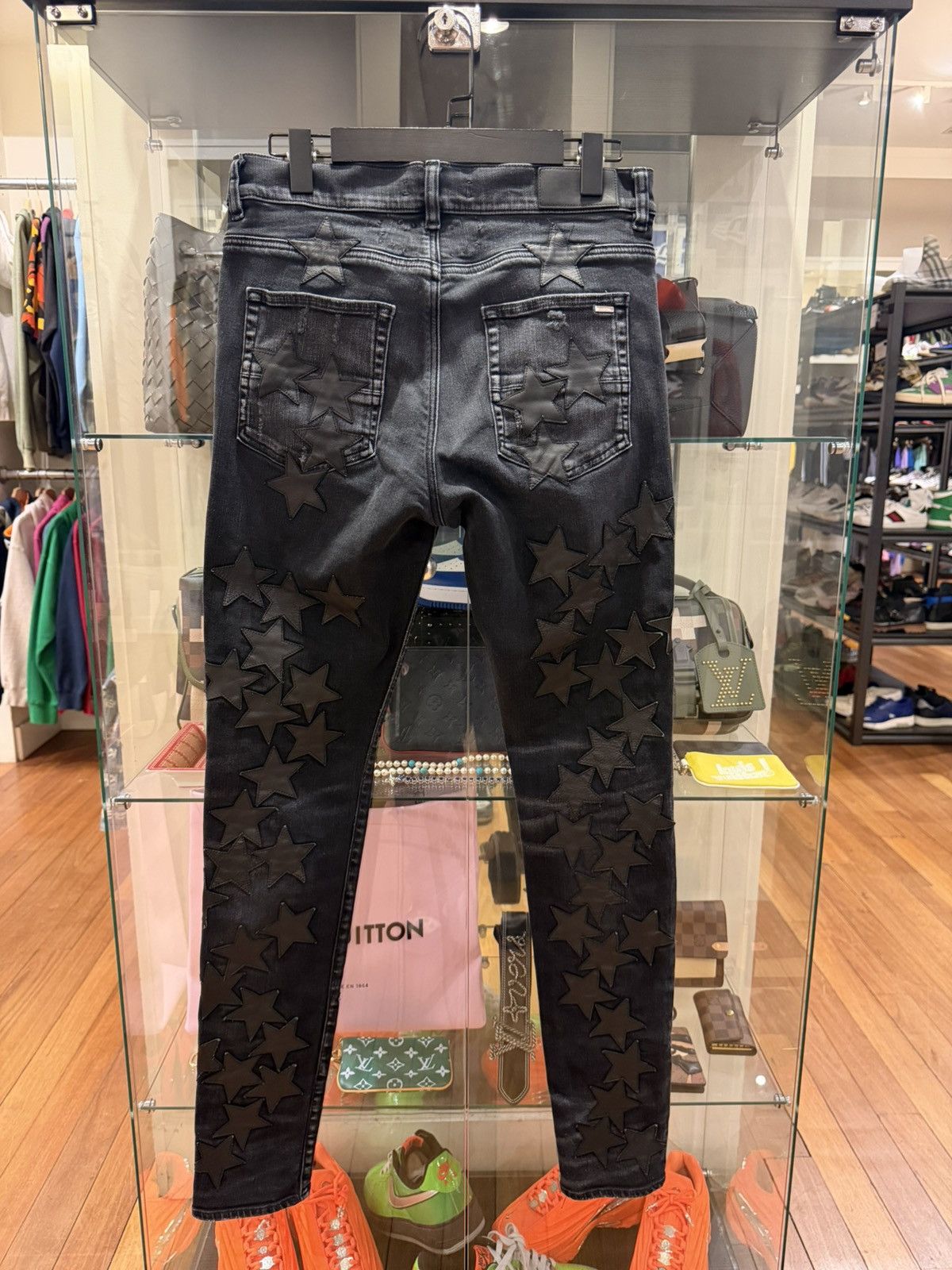 Amiri Amiri Chemist Star Patch Denim Jeans - Black Size US 32 / EU 48 - 2 Thumbnail