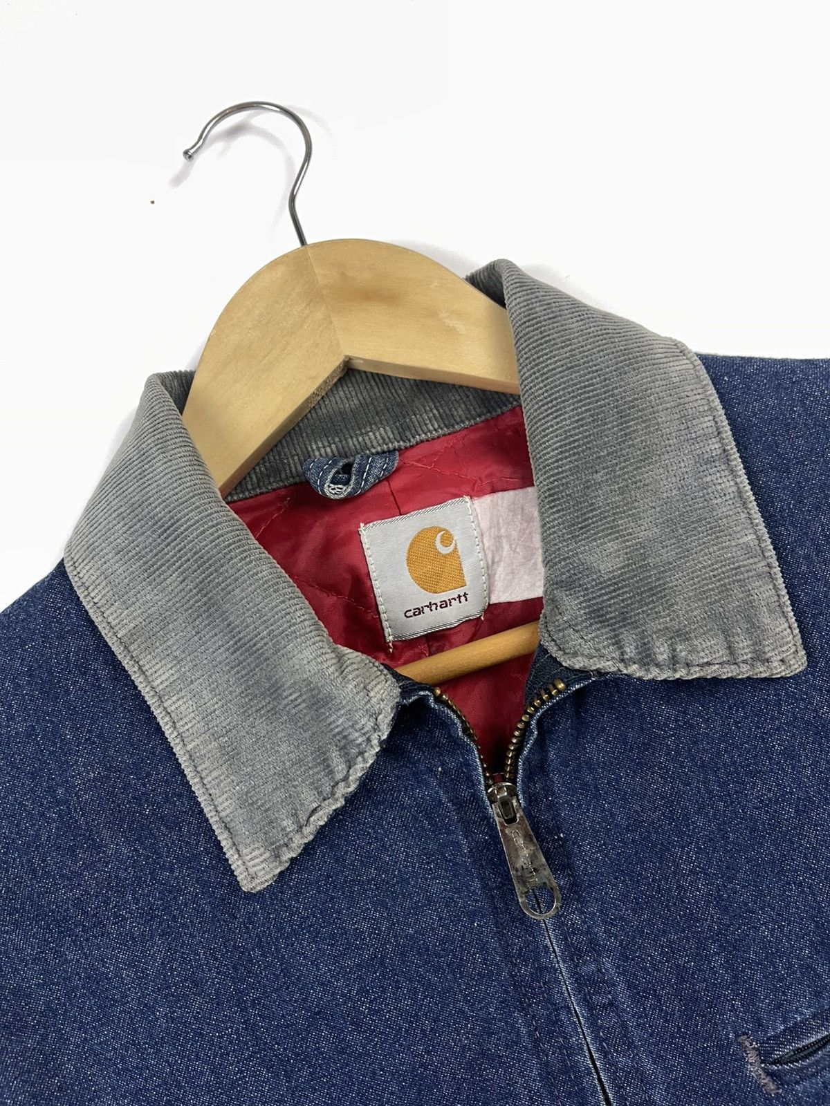 Carhartt × Vintage Carhartt Detroit Jacket Denim Size US L / EU 52-54 / 3 - 4 Thumbnail