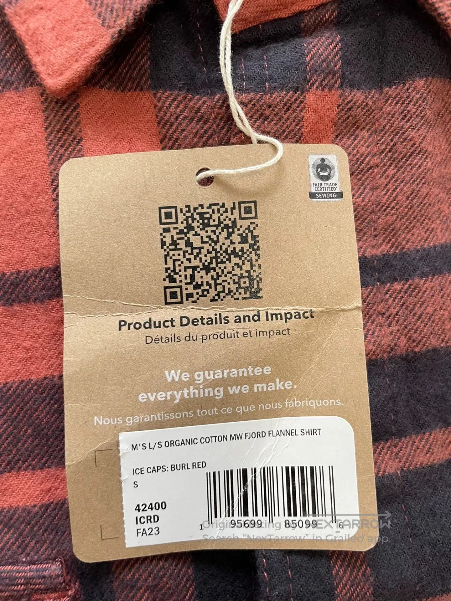 Patagonia Patagonia Men's Fjord Flannel Shirt. Size US S / EU 44-46 / 1 - 4 Thumbnail