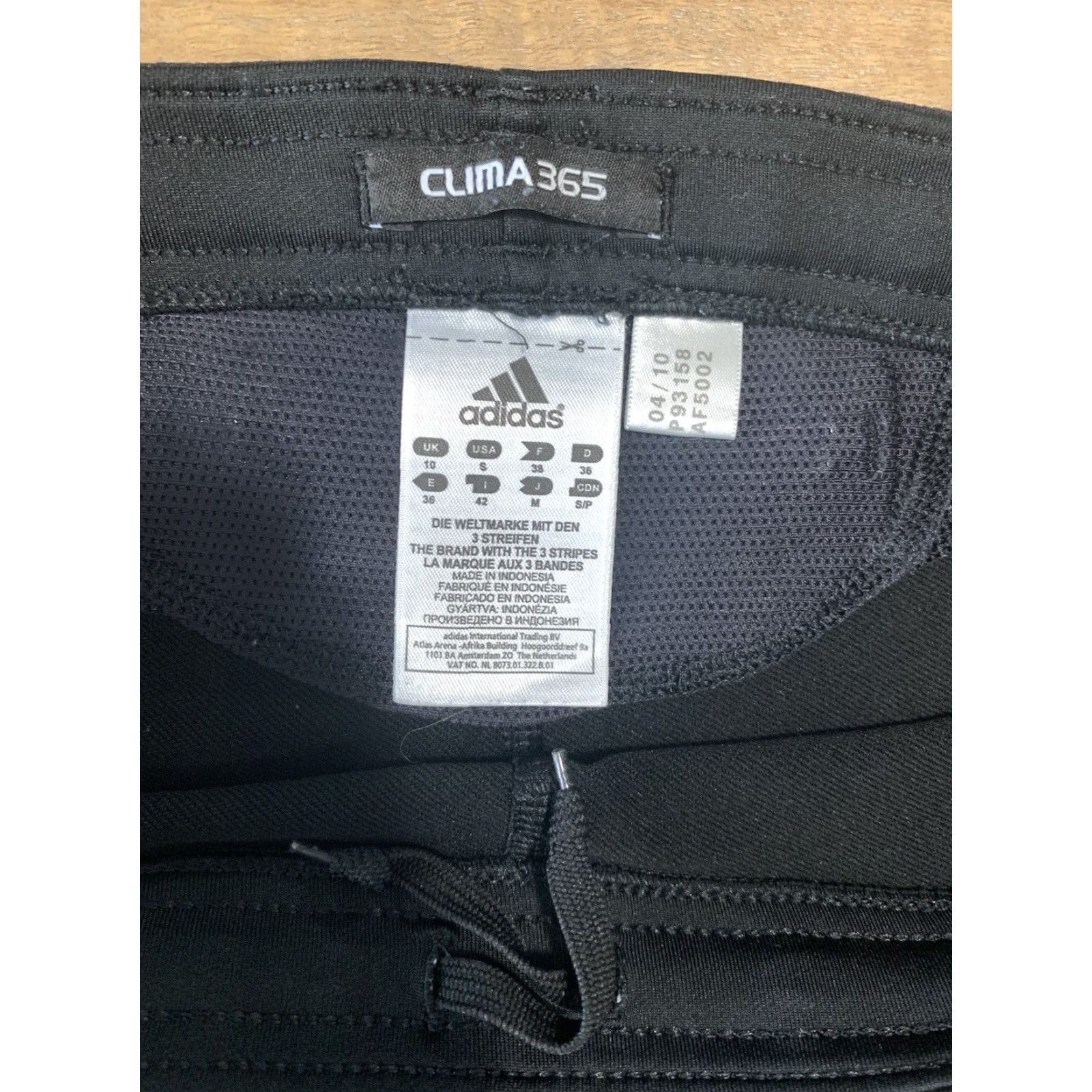 Adidas Adidas Women Performance Clima365 Black Pink Stripes Cropped Yogo Pants Sz S Size 28" / US 6 / IT 42 - 3 Thumbnail