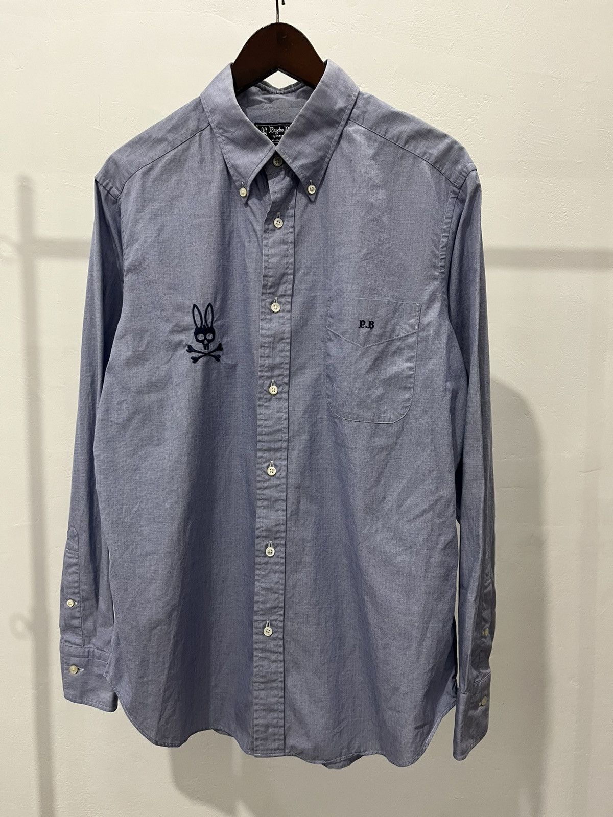 Yohji Yamamoto 🖤BLACKFRIDAY🖤Psyhco bunny skull shirt Size US L / EU 52-54 / 3 - 1 Thumbnail