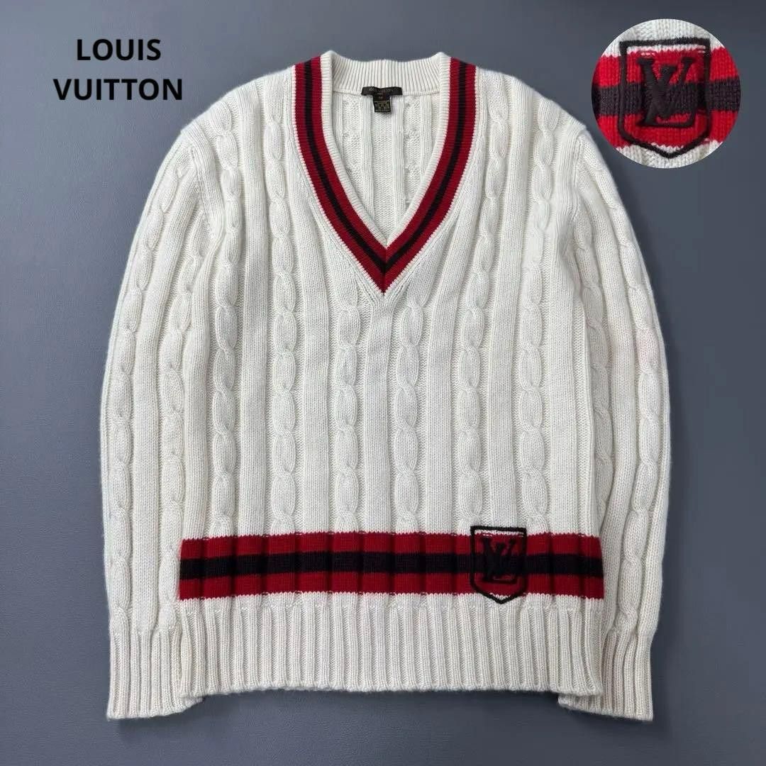 Louis Vuitton Louis Vuitton Cashmere Cardigan Knit with LV Logo Patch Size US M / EU 48-50 / 2 - 1 Thumbnail