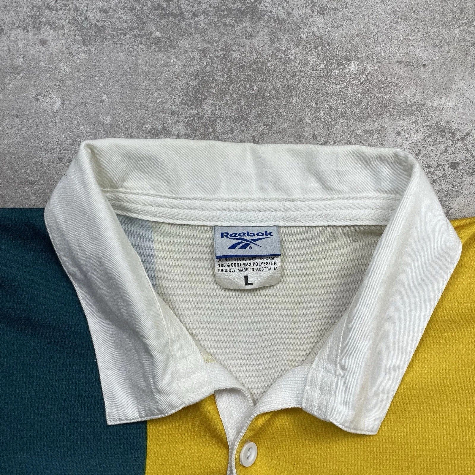 Reebok × Vintage RARE AUSTRALIA WALLABIES 1998 VODAFONE RUGBY SHIRT L/S Size US L / EU 52-54 / 3 - 4 Thumbnail