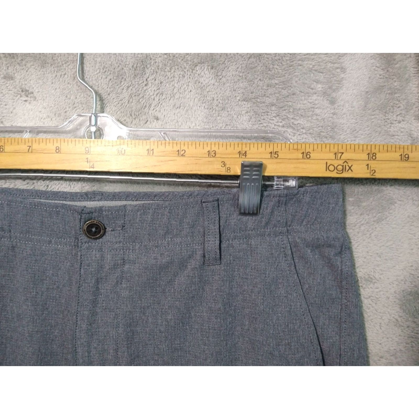 Under Armour Under Armour Pants Mens 36x30 Gray Vented Lightweight Performance Casual Sport Size US 36 / EU 52 - 3 Thumbnail