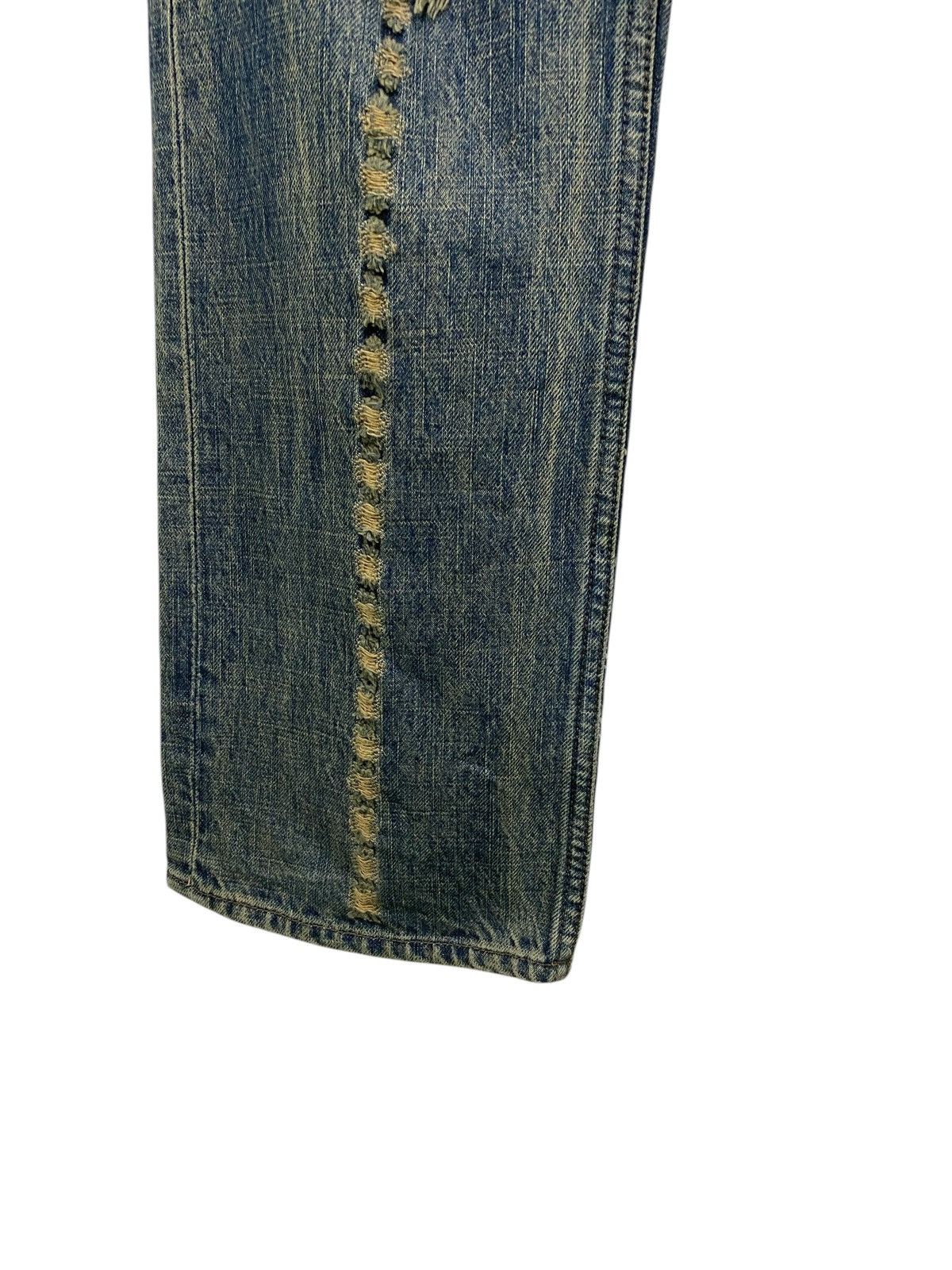 PPFM 💥jp Japanese brand X PPFM dragon distressed style jeans Size US 31 - 7 Thumbnail
