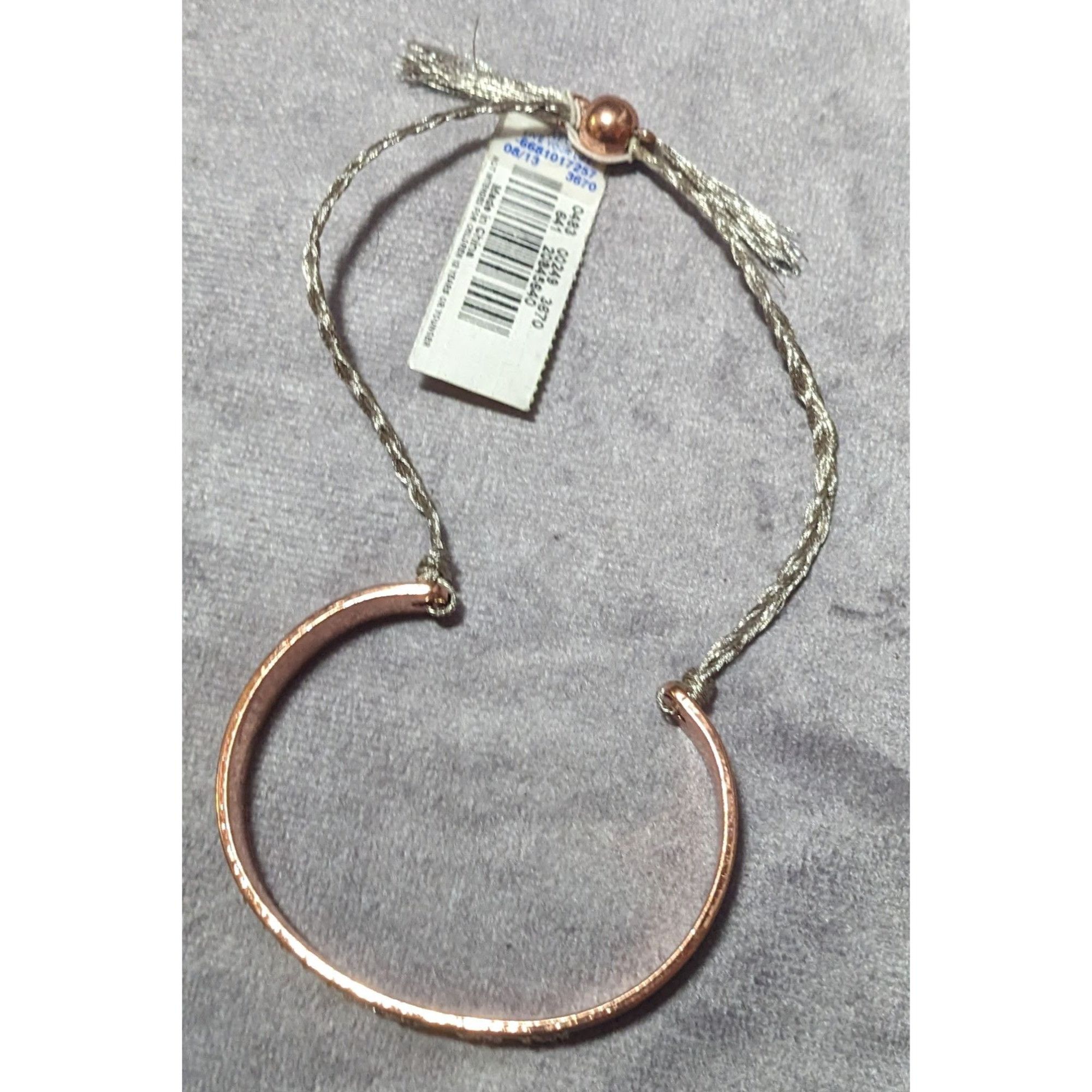 American Eagle Outfitters AEO Copper Tone Shine On Rhinestone Cuff Bracelet Size ONE SIZE - 7 Thumbnail