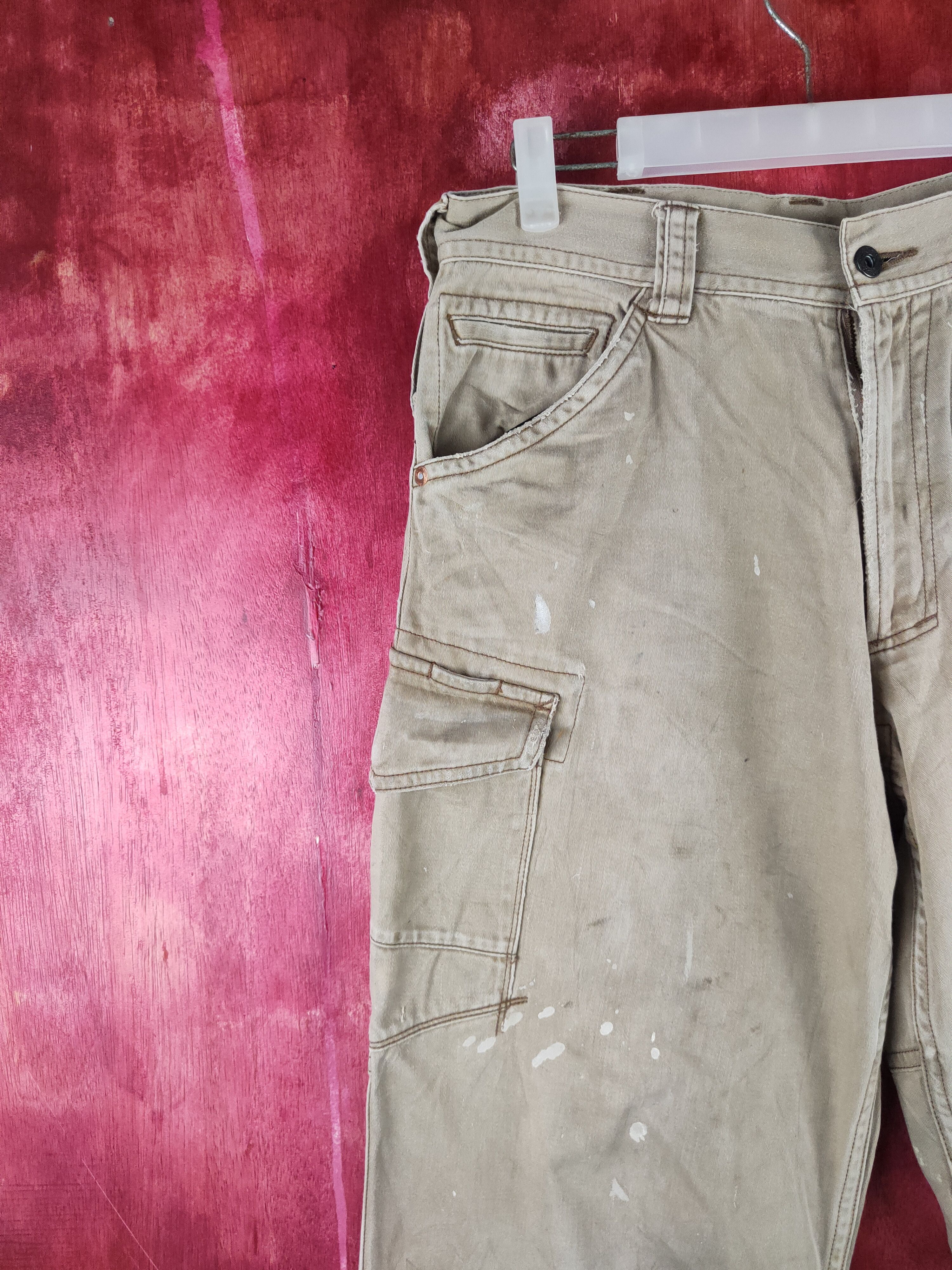 Japanese Brand Vintage Burtle Brown Workwear Cargo Pants N#S43 Size US 30 / EU 46 - 3 Thumbnail