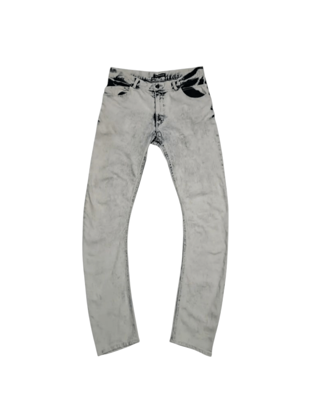 semanticdesign Sematic Design Acid Wash Denim Banana Pant Size US 31 - 1 Thumbnail