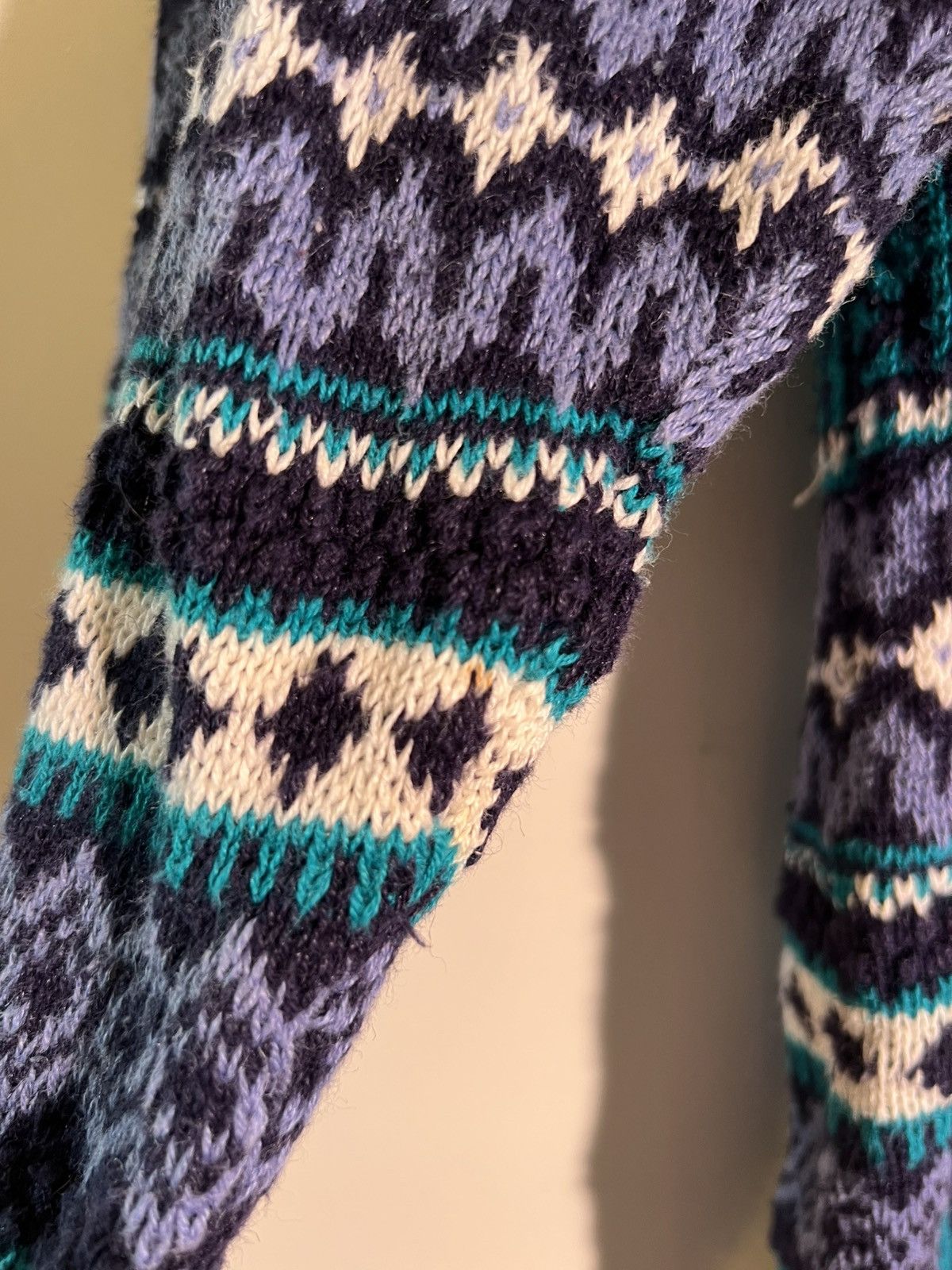 Vintage 90’s 2000’s Y2K Vintage Extra Retro Multi Pattern Sweater Size US S / EU 44-46 / 1 - 6 Thumbnail
