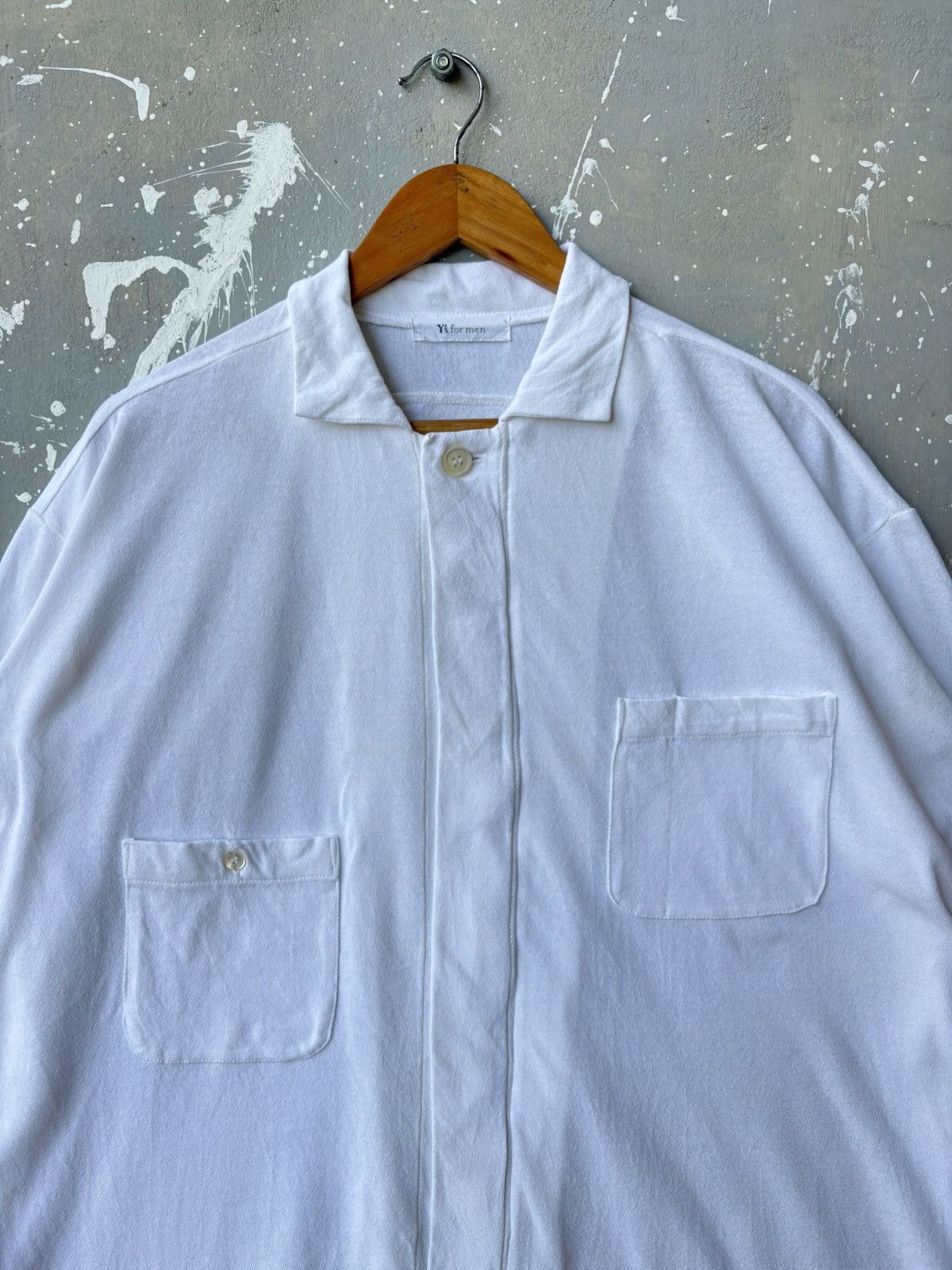Yohji Yamamoto Archival Y’s for Men Yohji Yamamoto Double Pocket Tee Jacket Size US XL / EU 56 / 4 - 2 Thumbnail