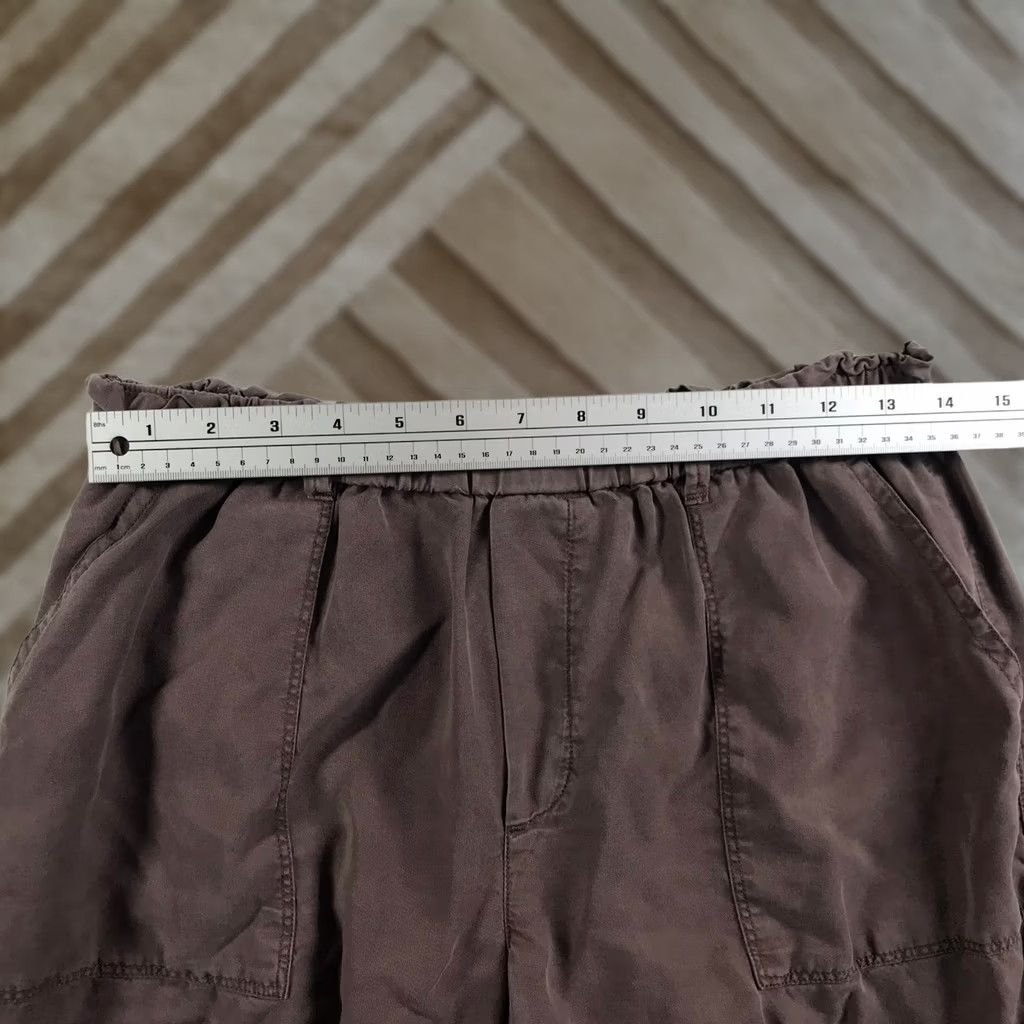 Vintage Aerie Paperbag Waist Shorts Mauve Brown High Rise Pockets Cuffed Relaxed Womens Medium Size 28" / US 6 / IT 42 - 1 Thumbnail