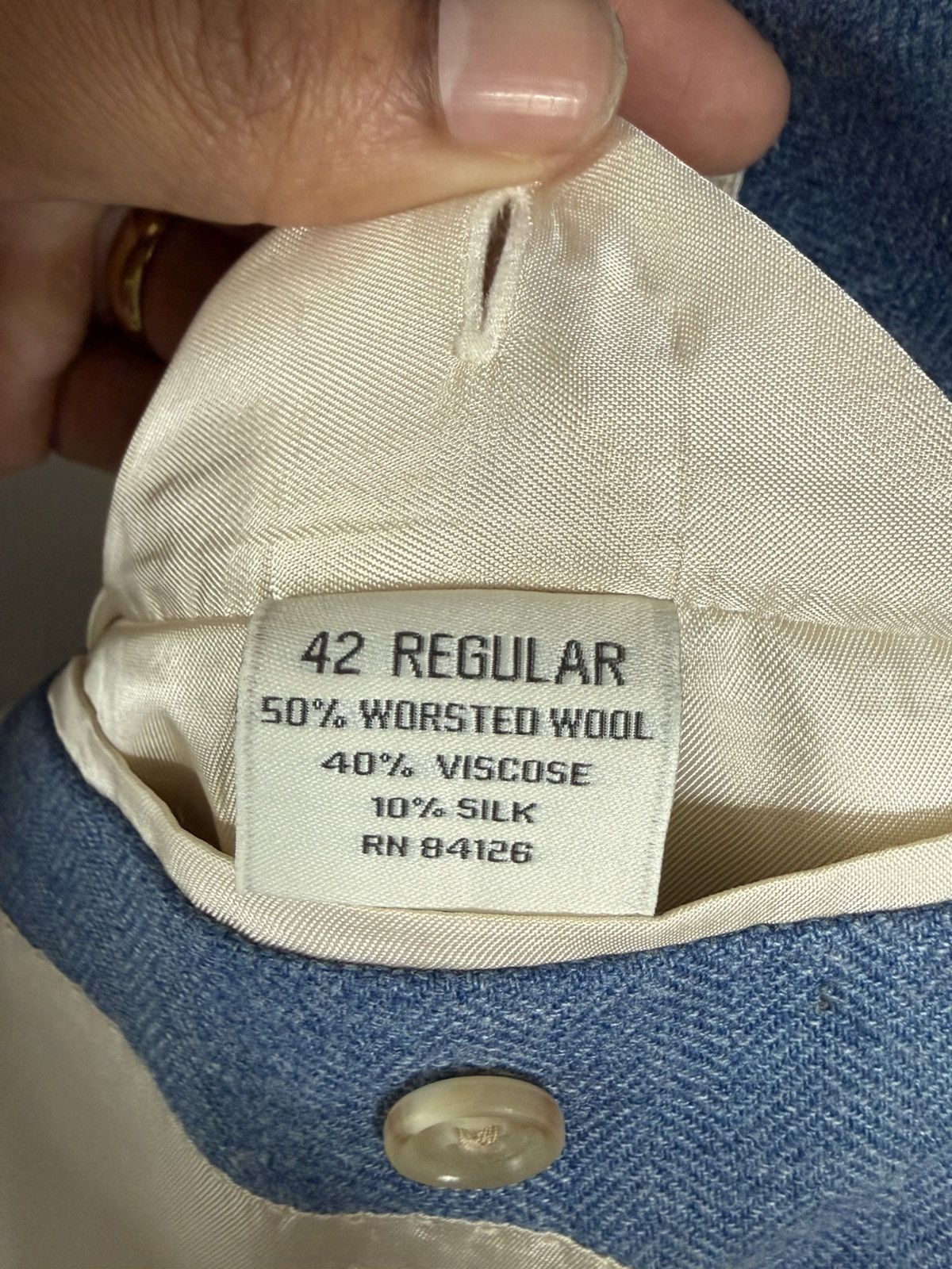 Other Wool/Silk Sports Blazer Size 42R - 6 Thumbnail