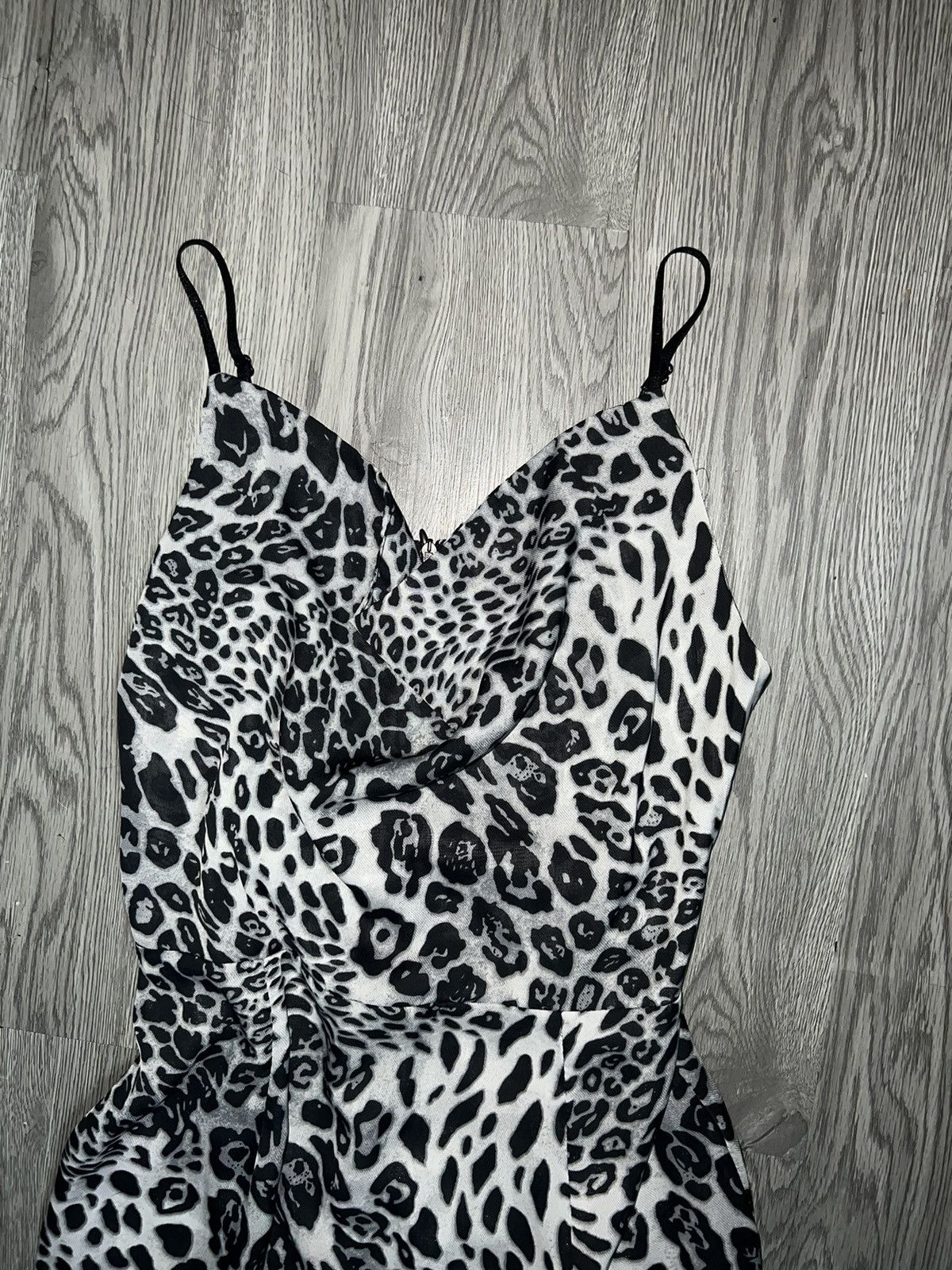 Vintage Vintage Leopard asymmetric mini dress 🐆🧝🏻‍♀️ Size S / US 4 / IT 40 - 7 Thumbnail