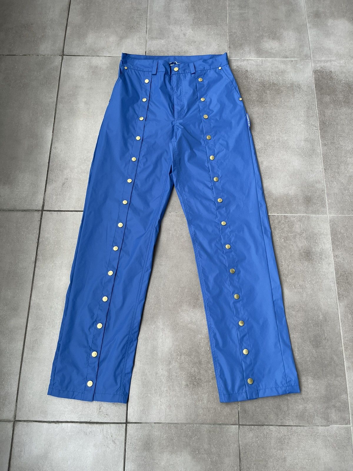 Other !DS! SS22 Nikolaj Storm Logo Blue Chaco Pants Size US 30 / EU 46 - 4 Thumbnail