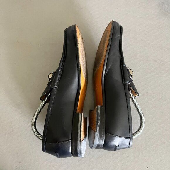 Gucci Gucci Leather Bamboo Horsebit Slide Loafers Slip Ons Size US 6 / EU 39 - 5 Thumbnail