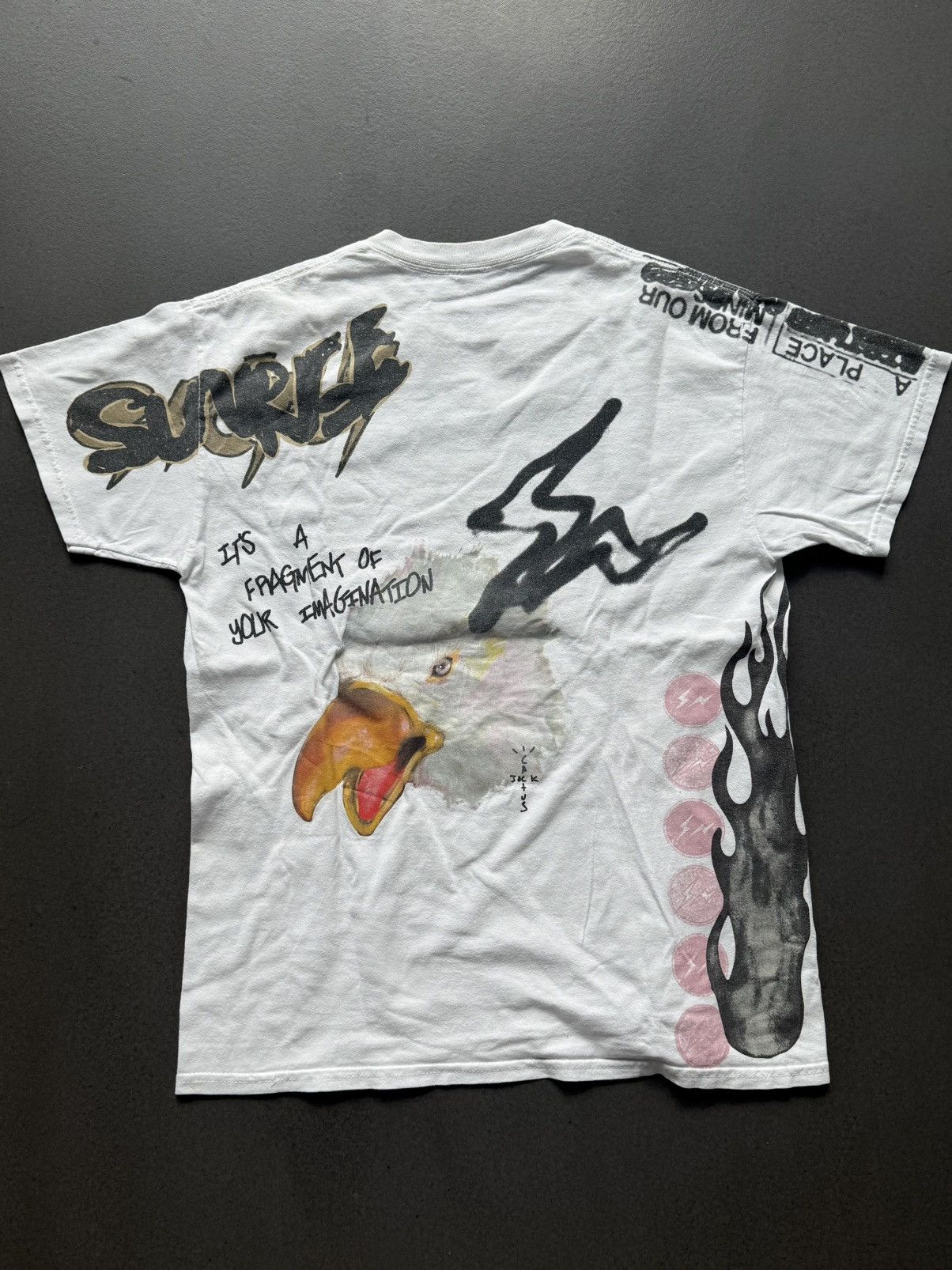 Travis Scott Travis Scott Cactus Jack for Fragment Sunrise T-Shirt White Size US S / EU 44-46 / 1 - 6 Thumbnail