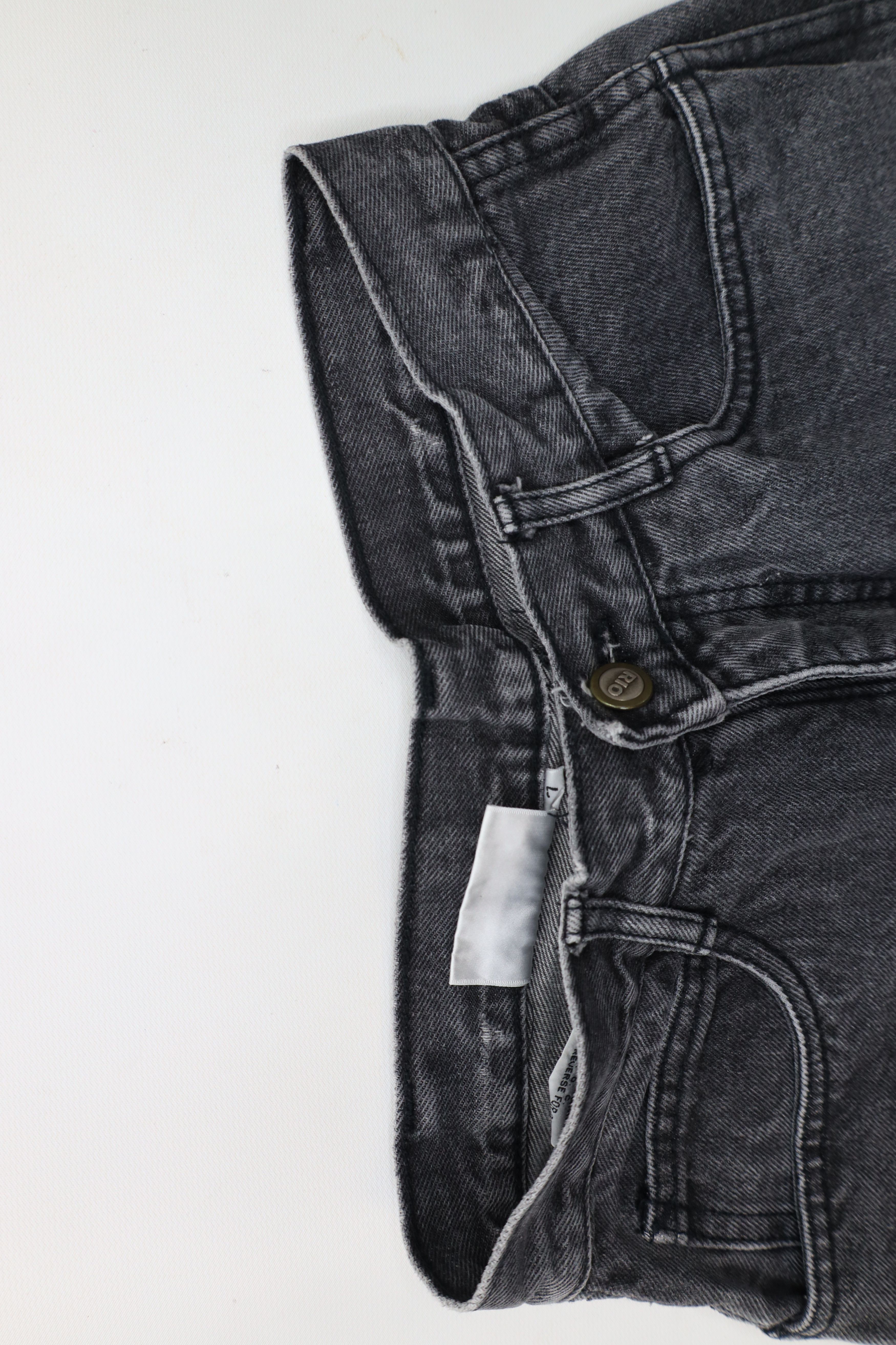 Vintage Vintage 90s Streetwear High Waist Tapered Leg Denim Jeans Size 28" / US 6 / IT 42 - 2 Thumbnail