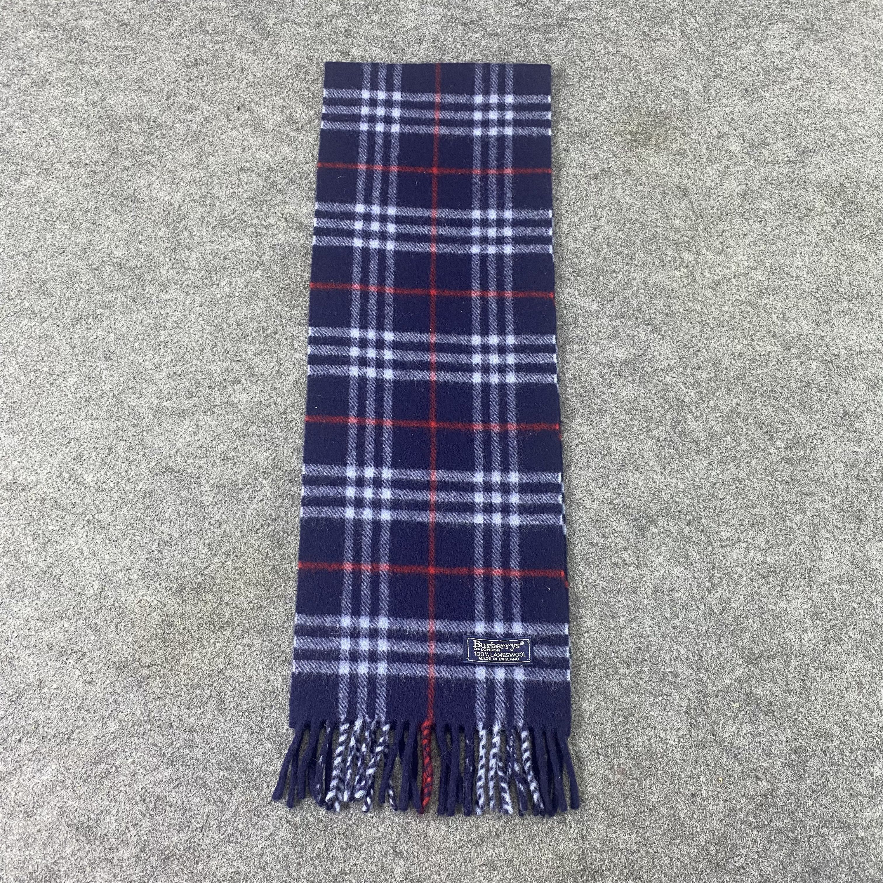 Burberry Burberry Wool Muffler / Scarf / Neckwear - T1362 Size ONE SIZE - 2 Thumbnail