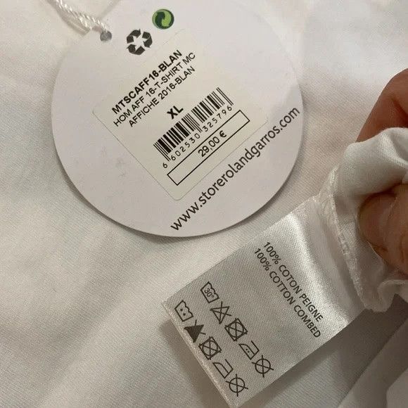 Other Roland Garros French Open Paris 2016 White XL Size US XL / EU 56 / 4 - 6 Thumbnail