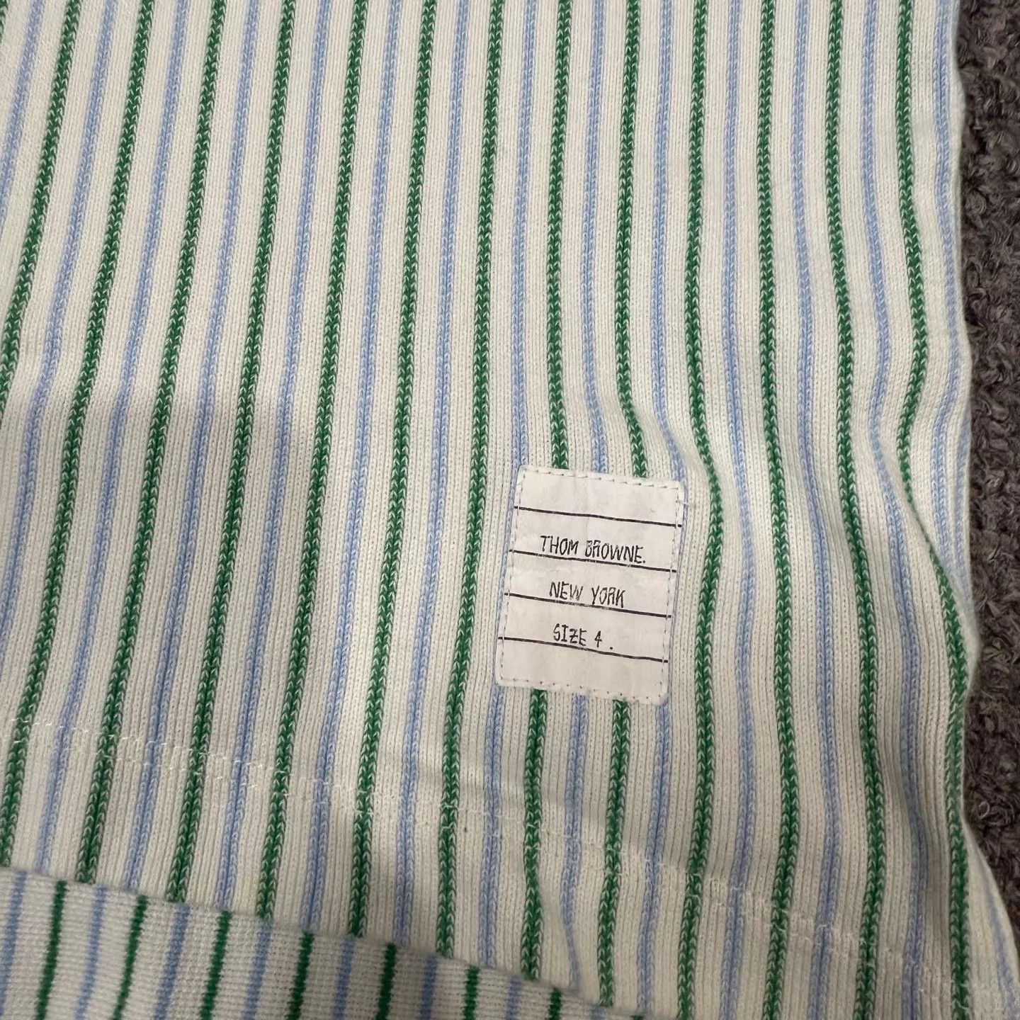 Thom Browne Thom Browne TB striped short-sleeve 4 95 New Size S / US 4 / IT 40 - 4 Thumbnail