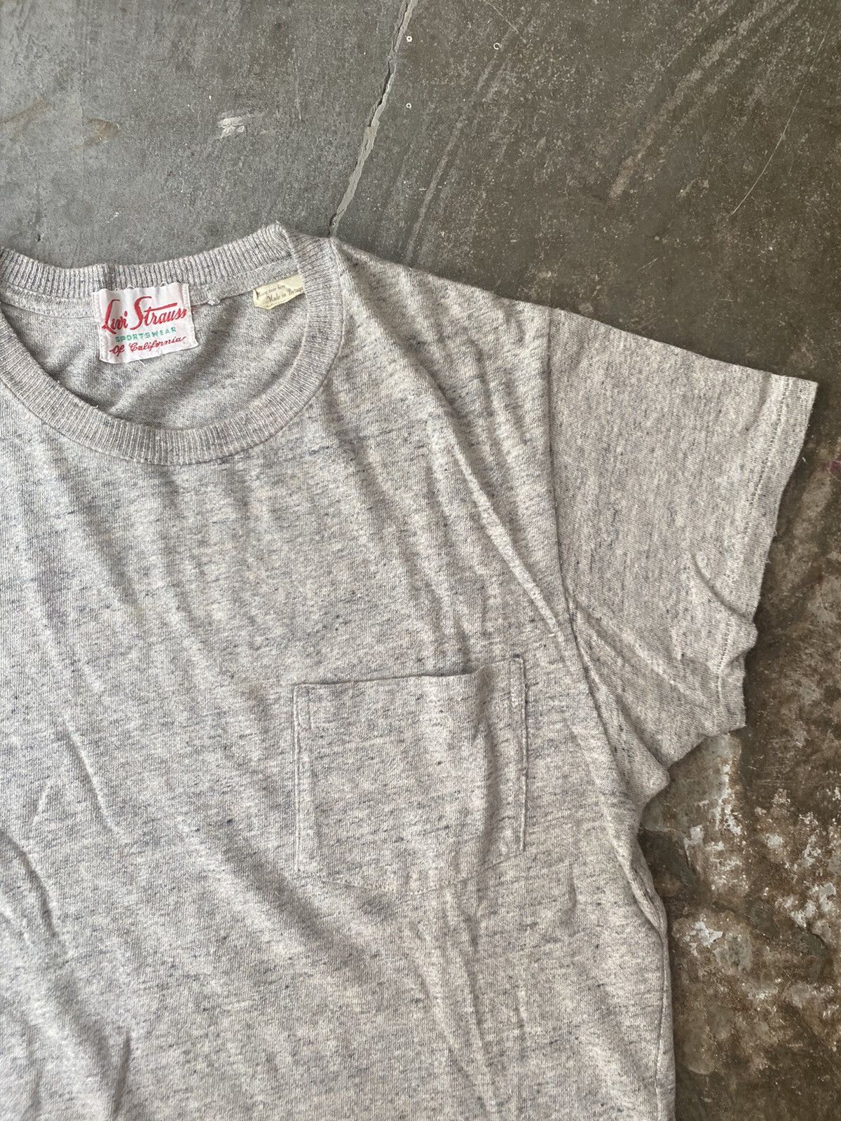 Levi's Vintage Clothing Levis Vintage Clothing Heather Grey Tee Kapital RRL Visvim Size US S / EU 44-46 / 1 - 4 Thumbnail