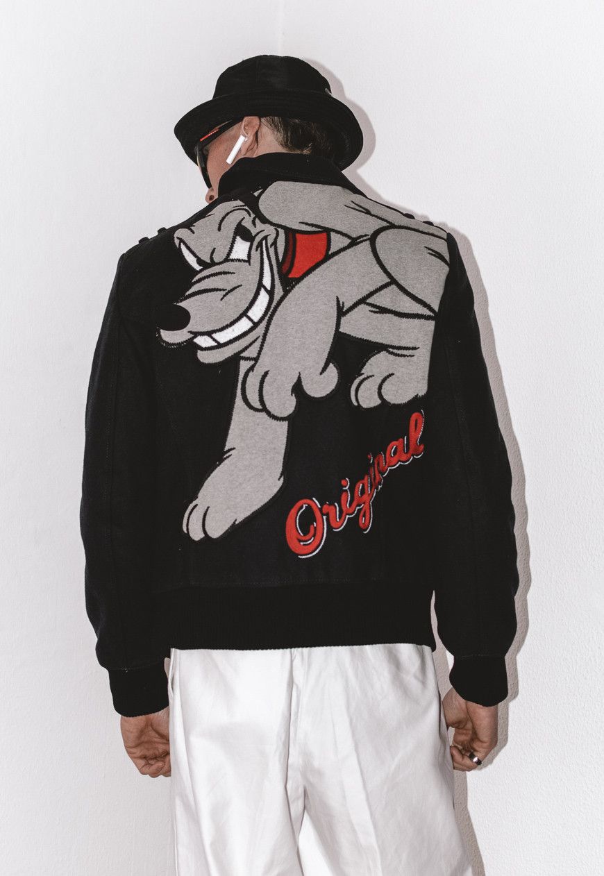 Designer × Disney × Vintage 90s Vintage Luxury Disney Goofy Big logo Bomber Jacket Size US M / EU 48-50 / 2 - 1 Thumbnail