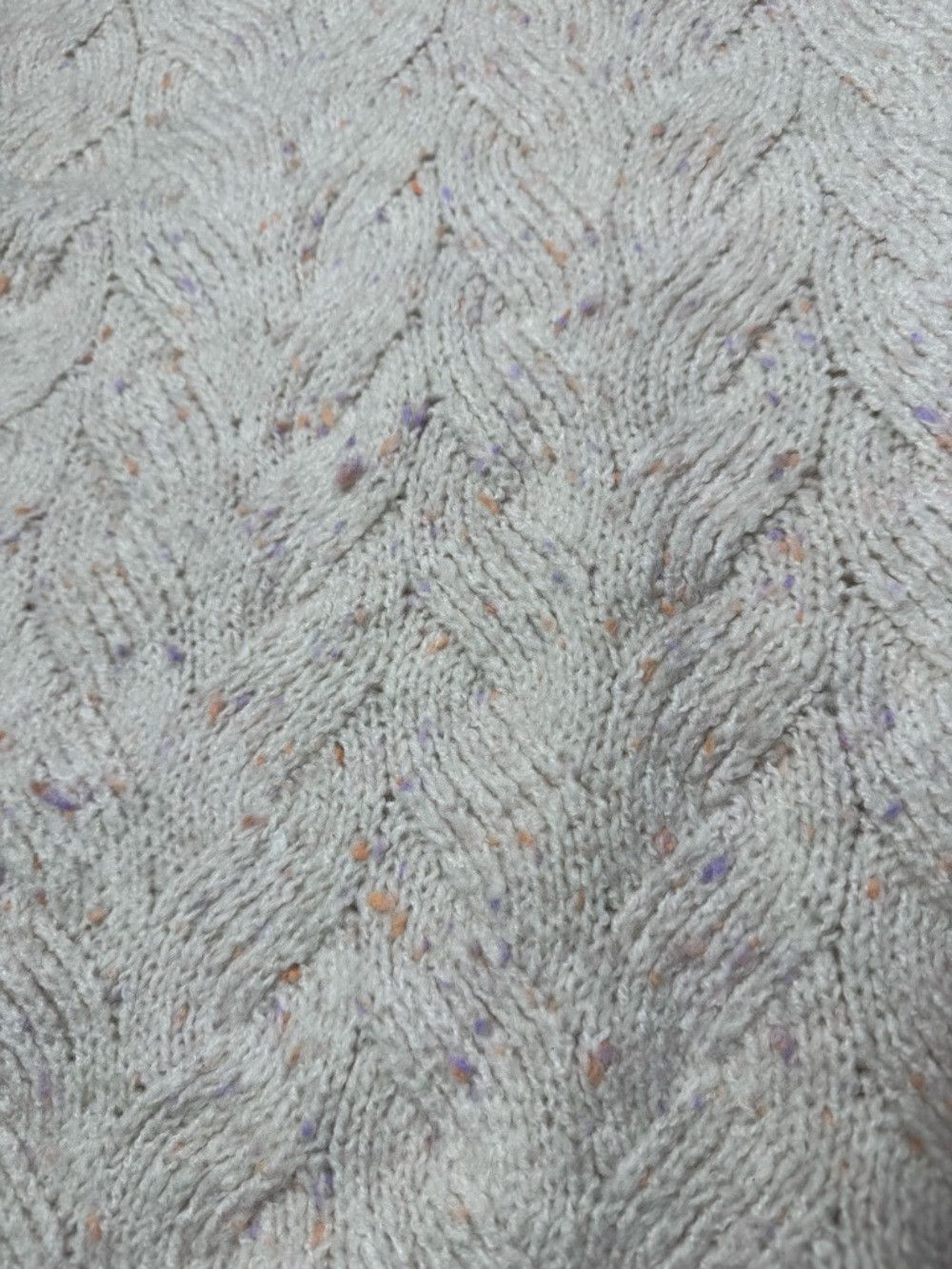 Joie NWT New Joie Cream Cable Knit Wool Blend Mock Neck Sweater Size L / US 10 / IT 46 - 9 Thumbnail