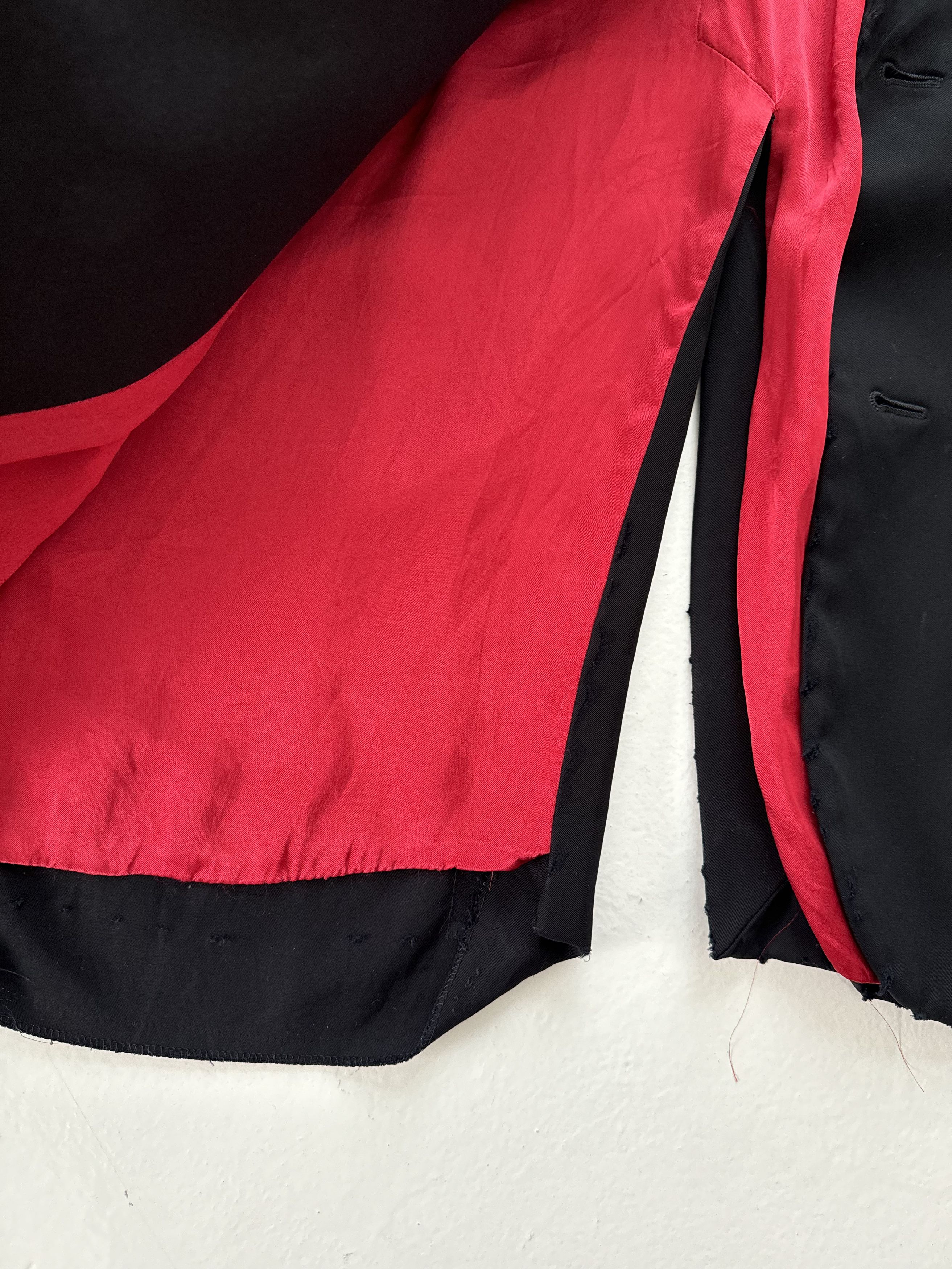 Balenciaga Balenciaga silk tuxedo ripped blazer Size 54L - 7 Thumbnail