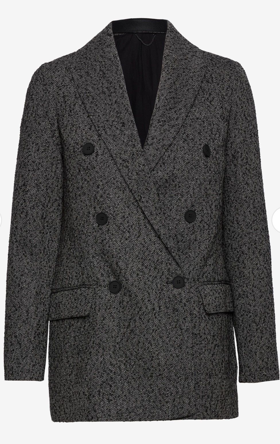 Allsaints × Designer Luxury Wool AllSaints Blazer Jacket Coat Double-Row Elegant Size L / US 10 / IT 46 - 1 Thumbnail
